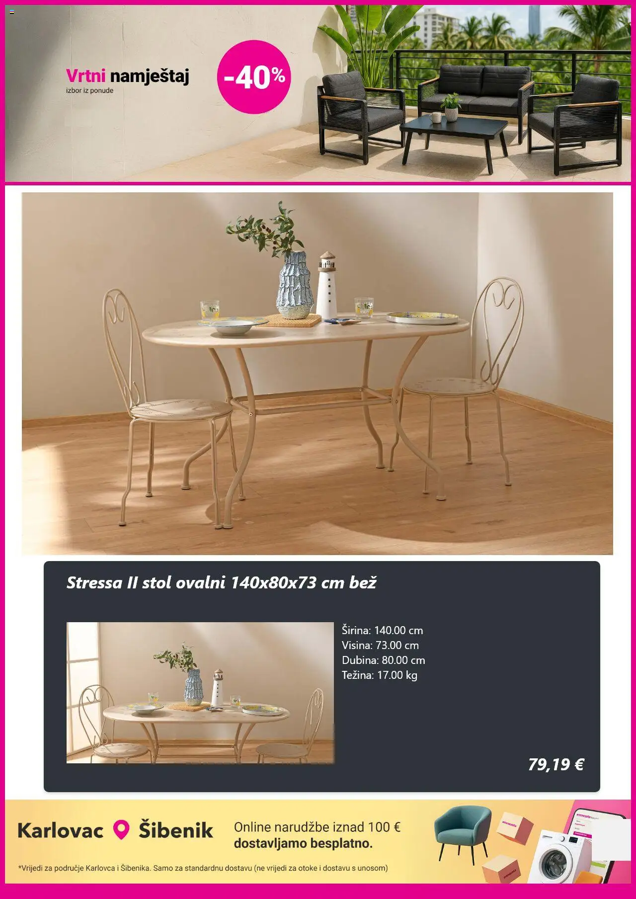 Emmezeta katalog | vrijedi od 18.09.2025 | Stranica: 3 | Proizvodi: Stol, Vrtni namještaj