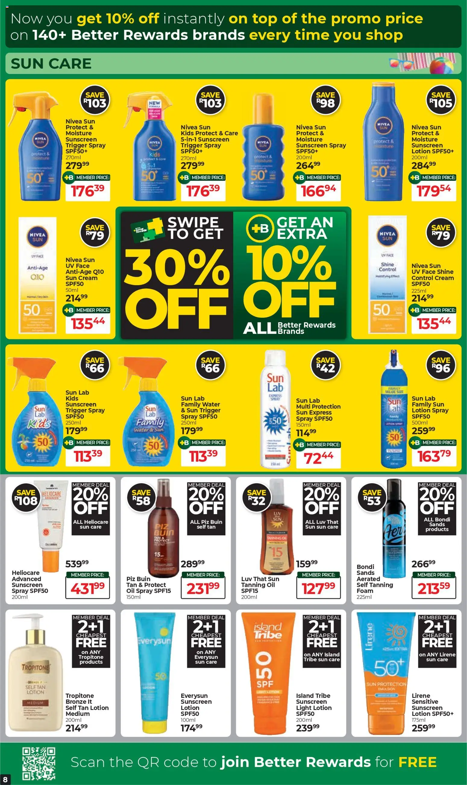 New Dis-Chem catalogue – valid from 18.11.2025 | Page: 8 | Products: Light, Cream, Foam, Lotion