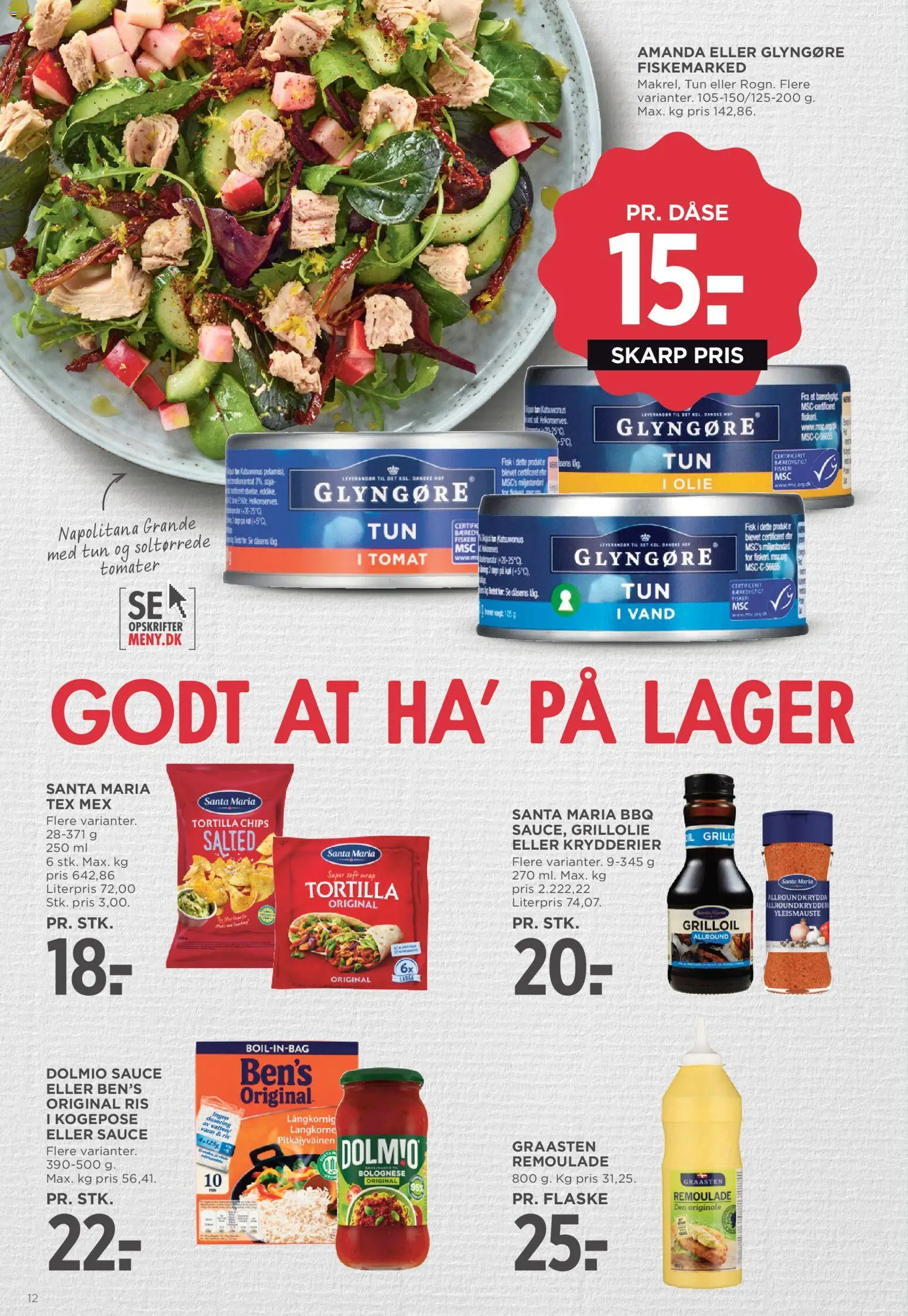 Meny tilbudsavis – gyldig fra 10.04.2026 | Side: 17 | Produkter: Ris, Fisk, Chips, Remoulade