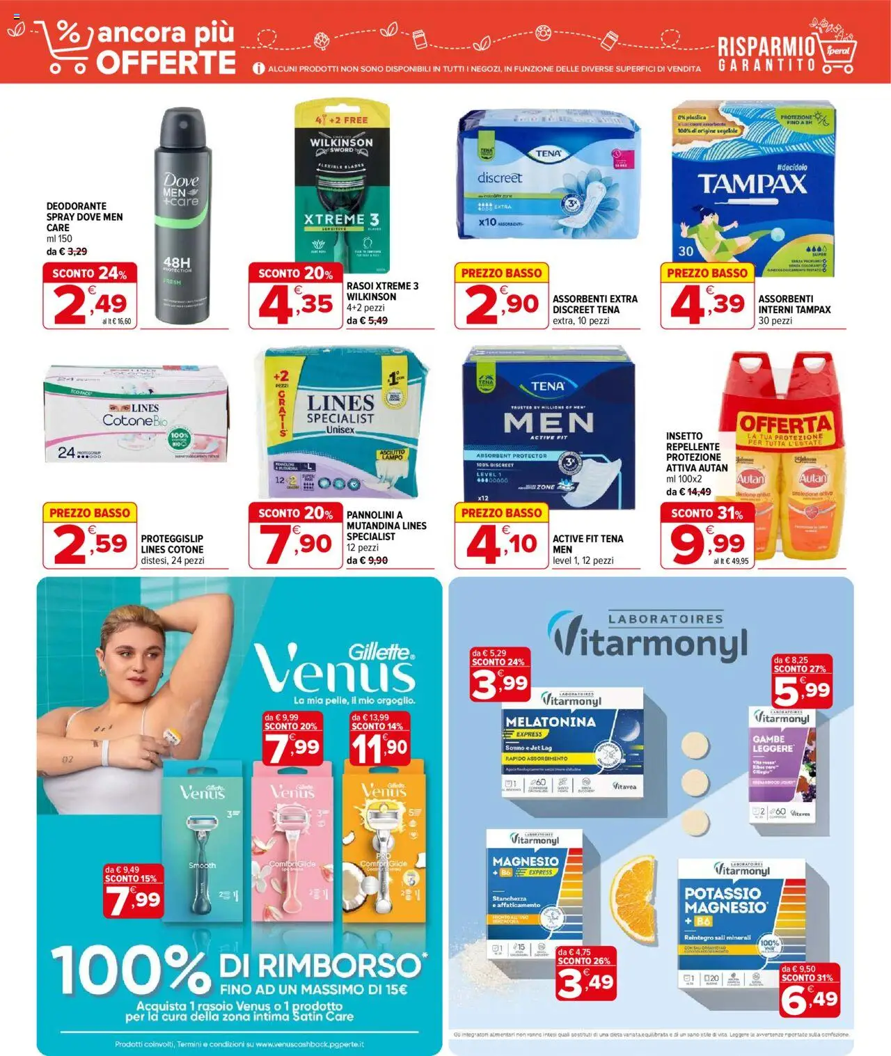 Volantino Iperal del 05.06.2025 | Pagina: 25 | Prodotti: Pannolini, Rasoio, Deodorante