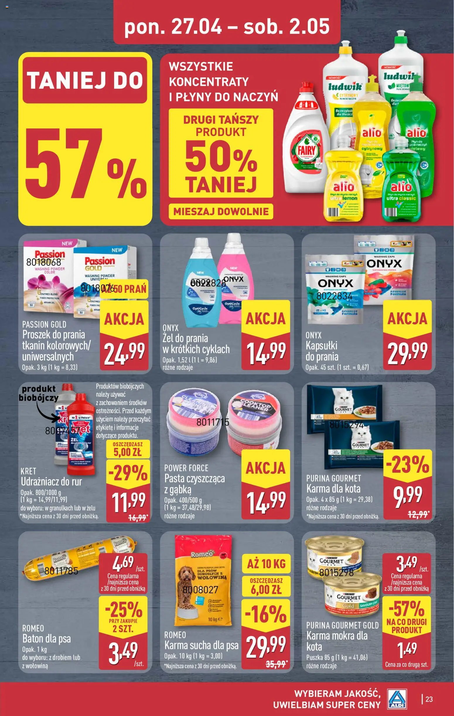 Aldi Polsko leták od 27.04.2026 💥 Nenechte si ujít TOP nabídky! ⭐ | Česko