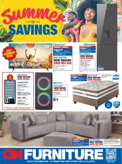 OK Furniture specials catalogue – valid from 27.12.2025