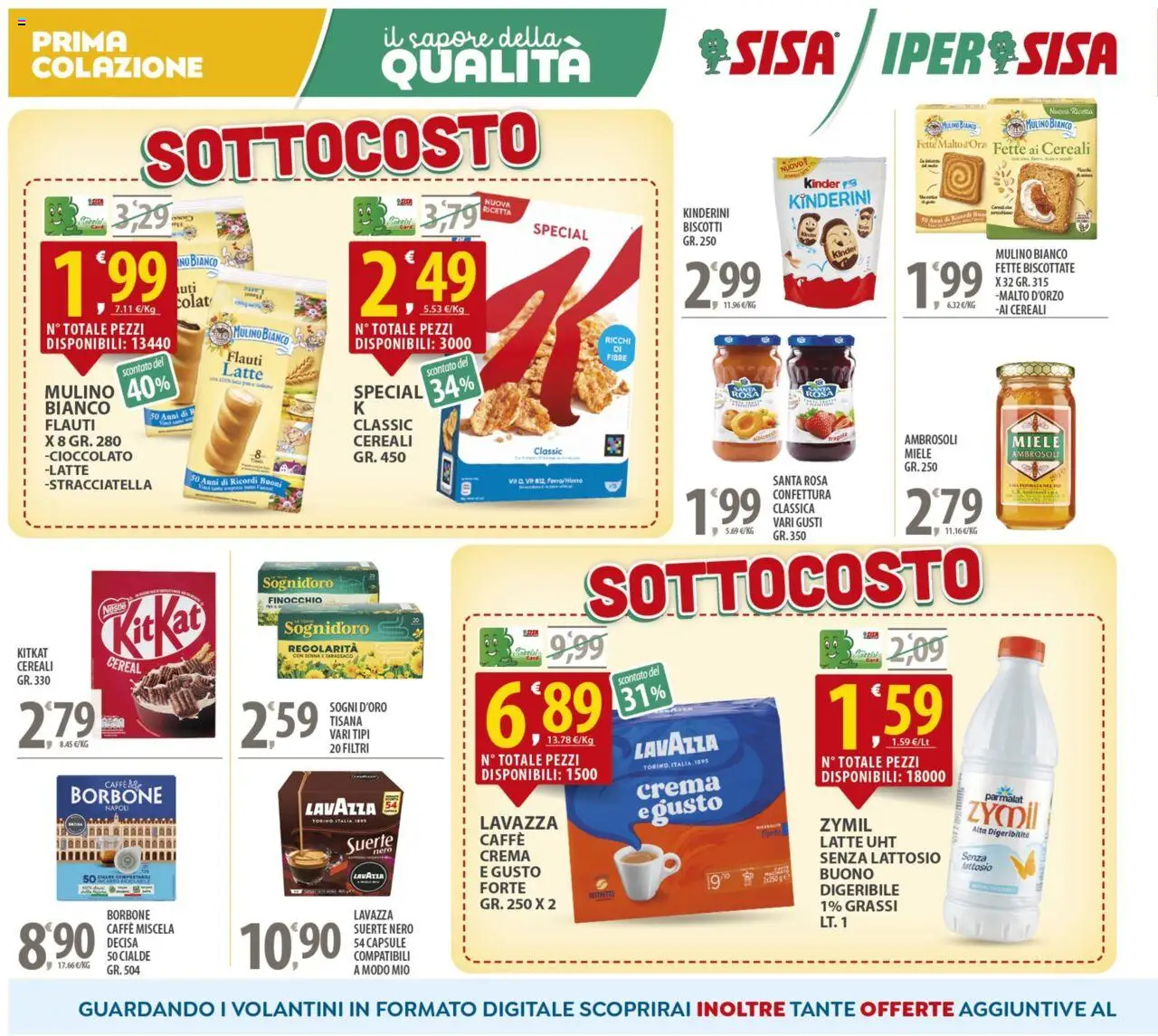 Volantino SISA del 14.10.2025 | Pagina: 8 | Prodotti: Crema, Cioccolato, Biscotti, Latte