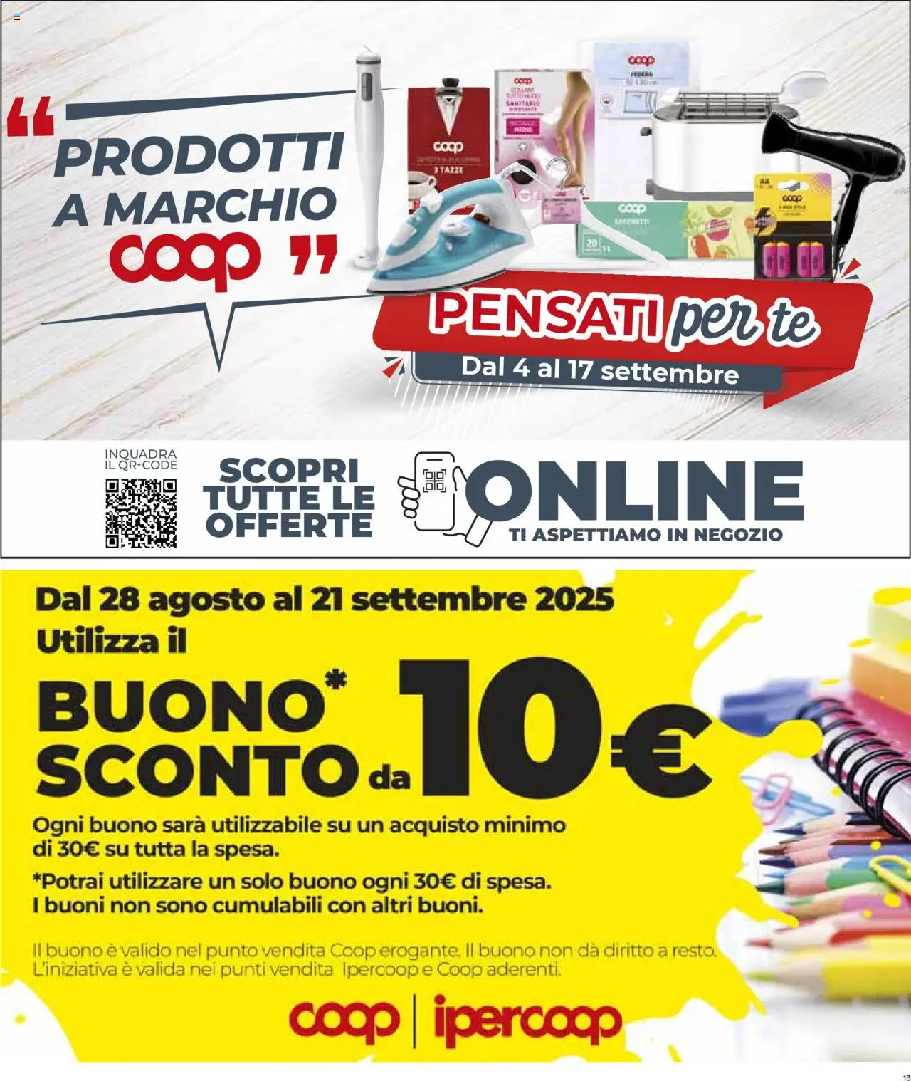 Volantino COOP del 04.09.2025 | Pagina: 13 | Prodotti: Tè