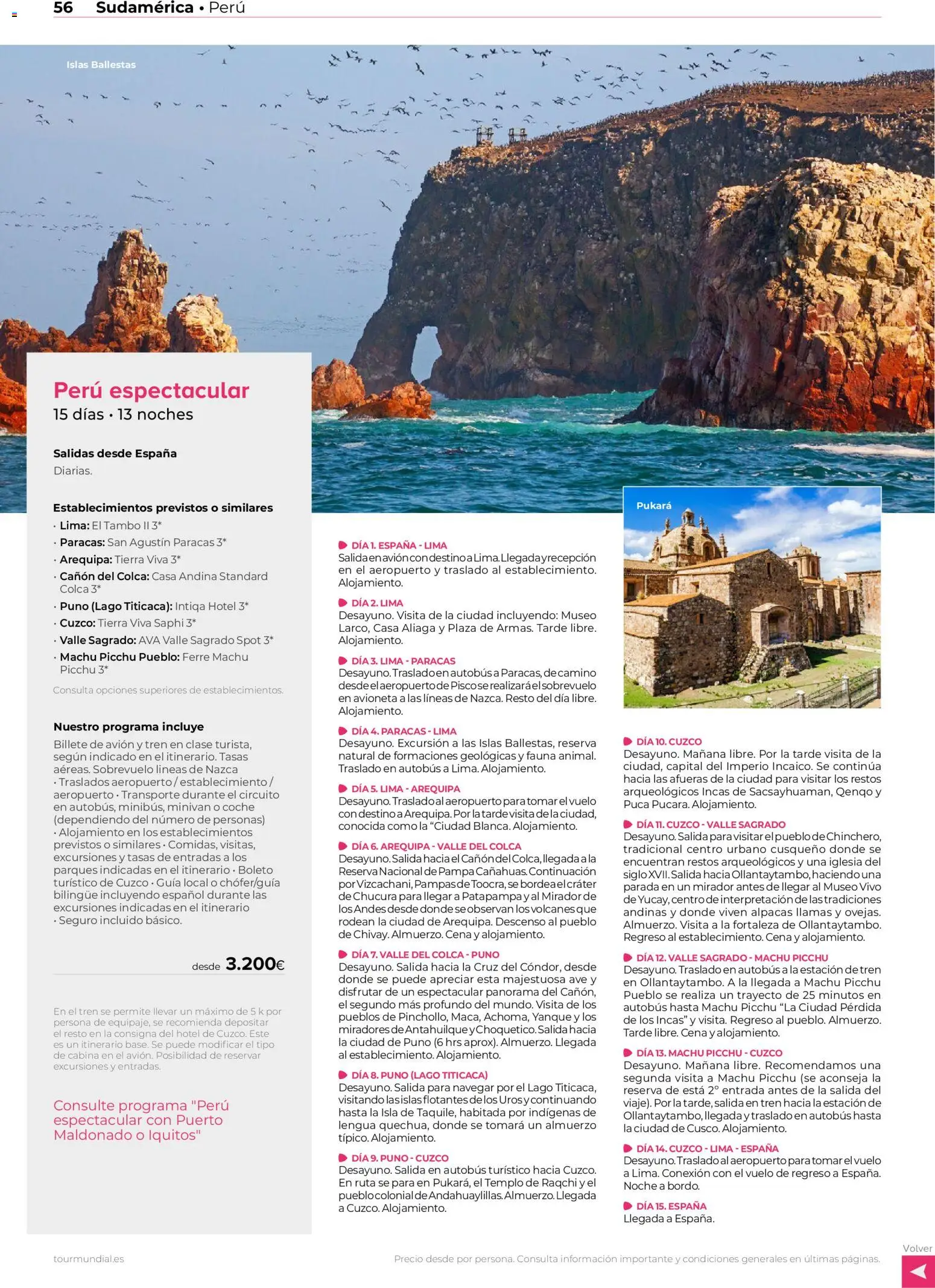 Viajes El Corte Inglés Centroamérica y Sudamérica │ válido desde el 01.01.2026 | Página: 55 | Productos: Lima