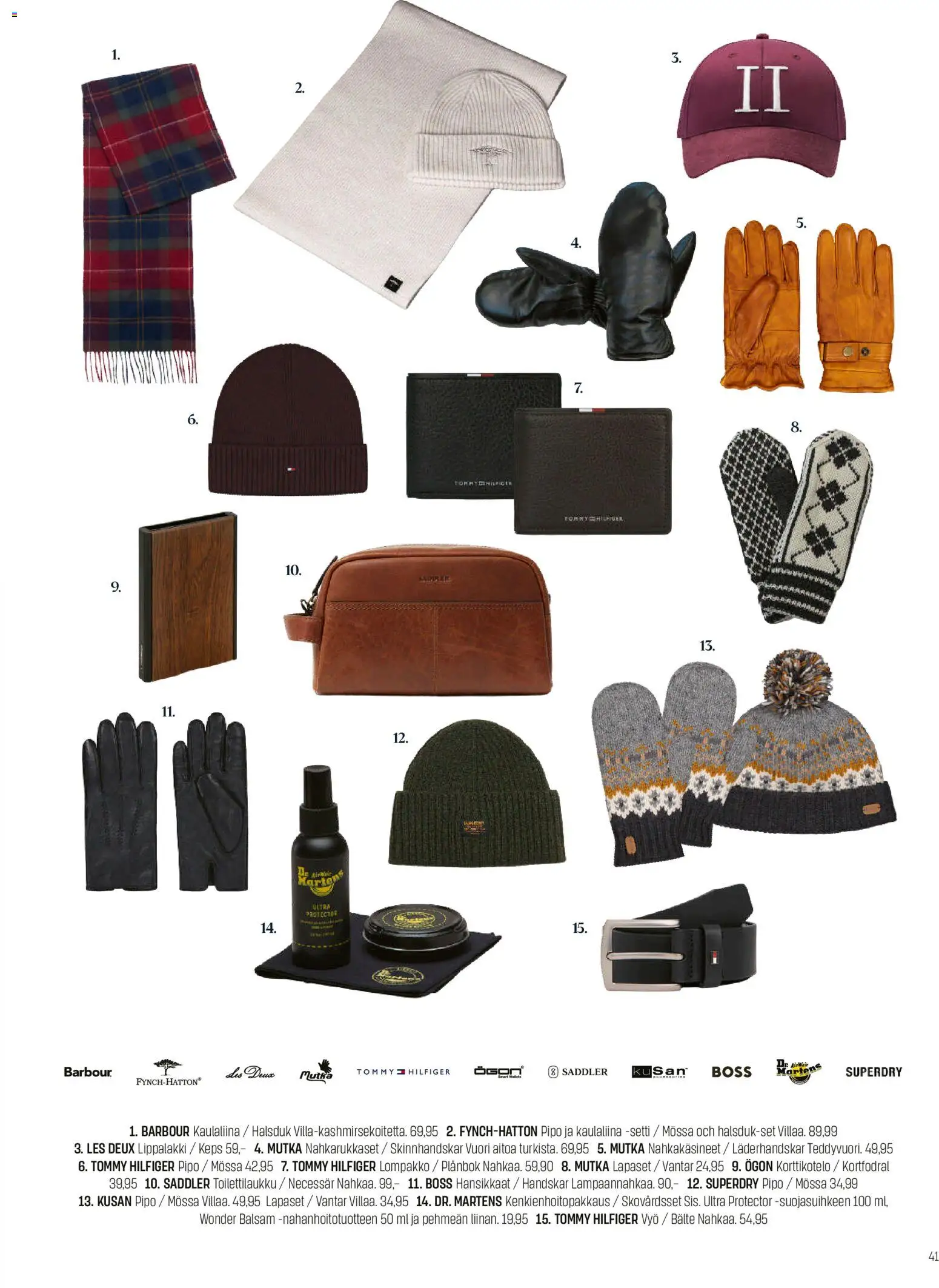 Sokos tarjoukset – voimassa 12.11.2025 alkaen | Sivu: 41 | Tuotteet: Lompakko, Pipo, Vyö, Lapaset