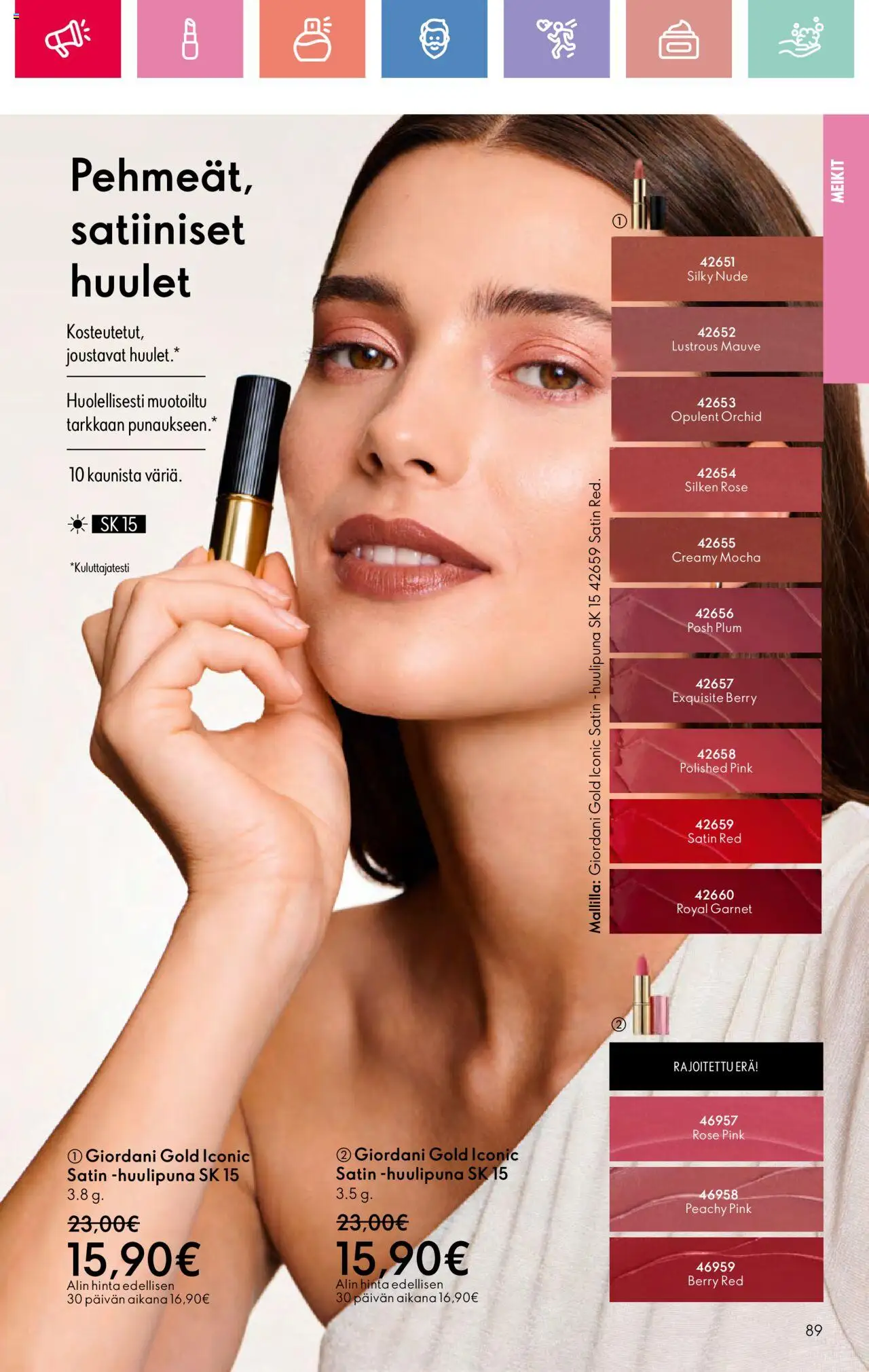  | Sivu: 89 | Tuotteet: Huulipuna