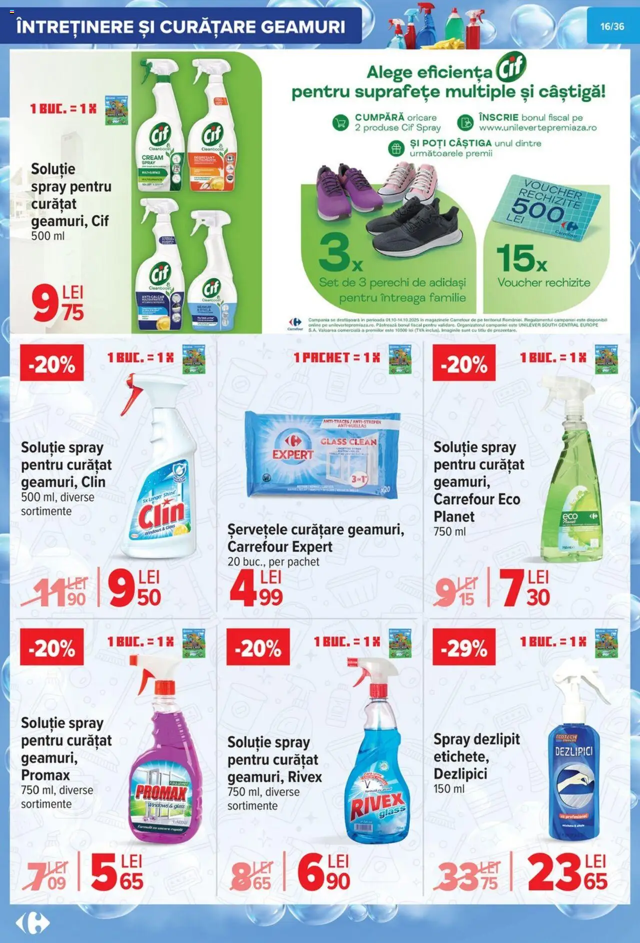 Noul catalog Carrefour – valabil de la 01.10.2025 | Pagină: 17 | Produse: Pomelo, Adidași