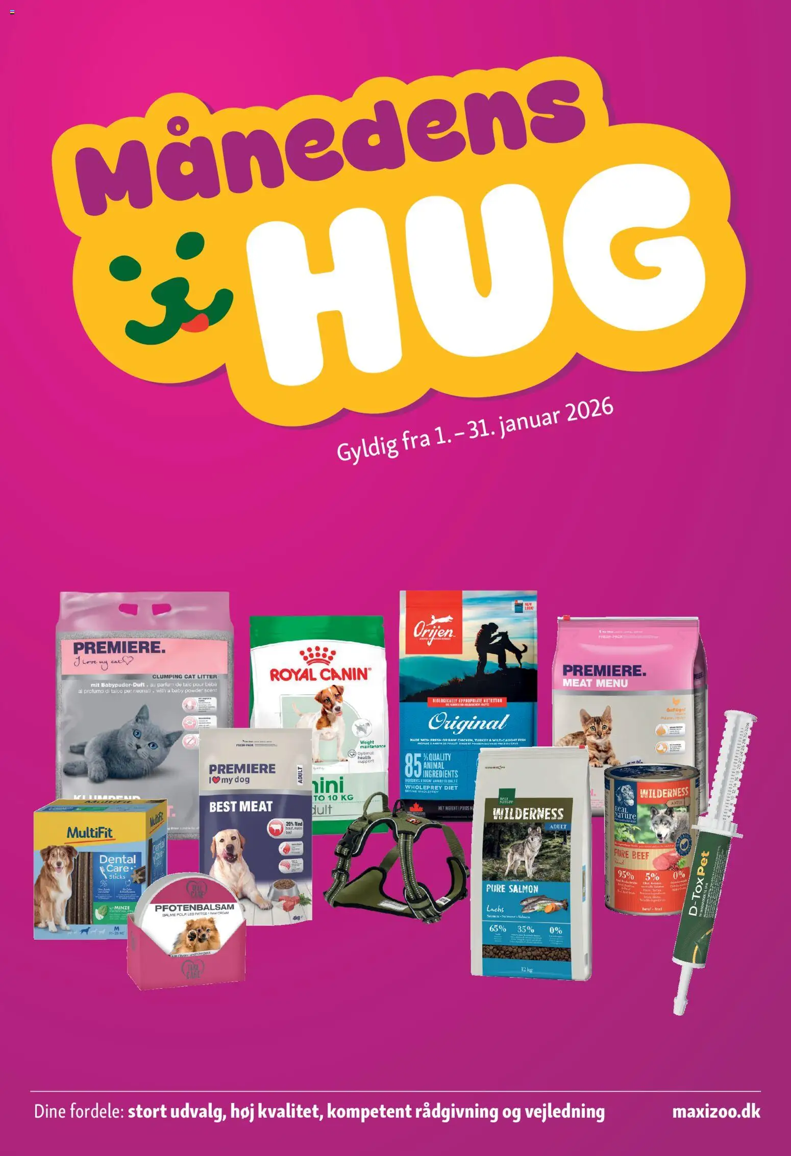 Maxi Zoo tilbudsavis – gyldig fra 01.01.2026 | Side: 1