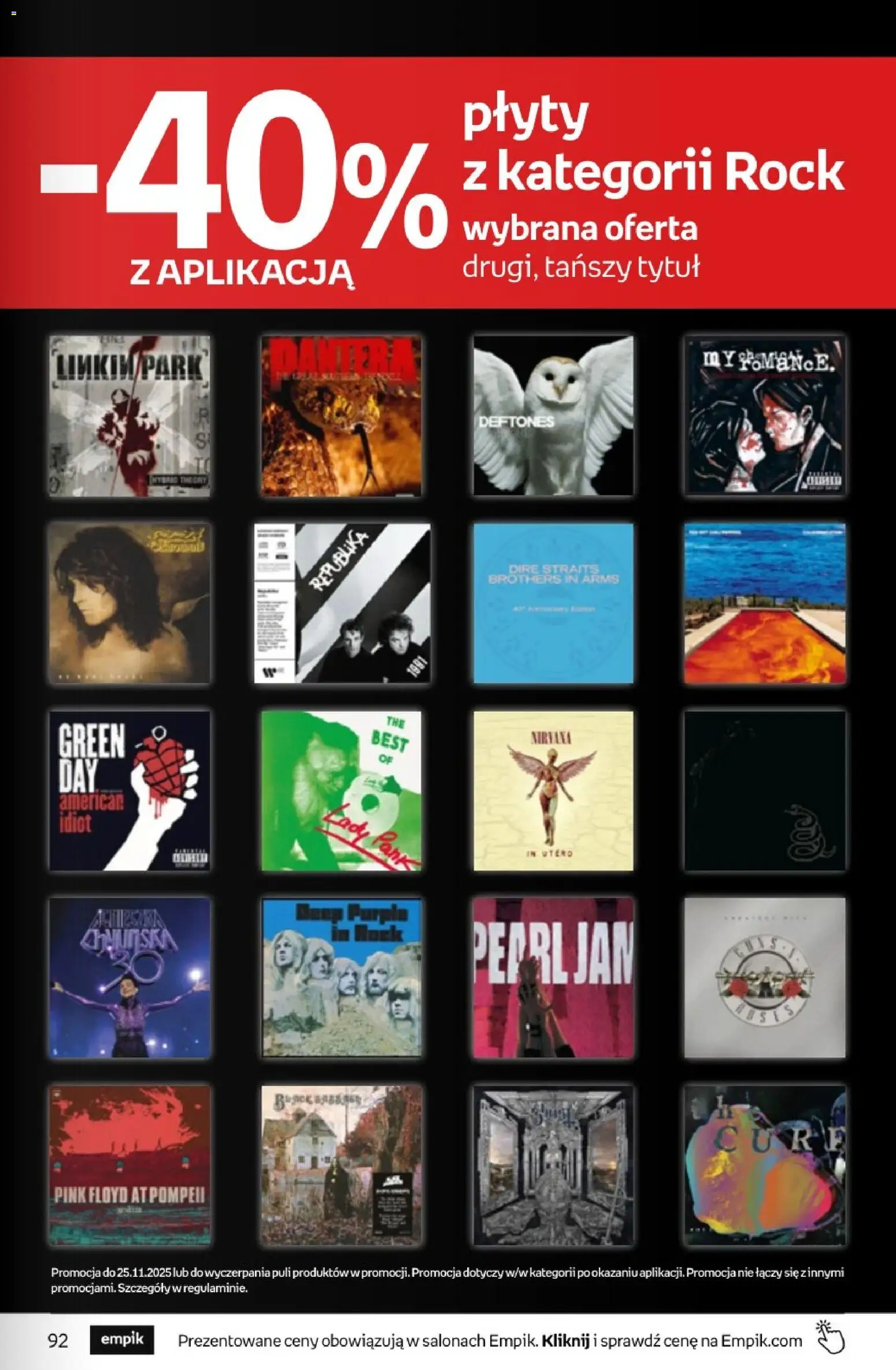 Empik promocje - Tom kultury Muzyka od 12.11.2025 | Strona: 11 | Produkty: Plyty