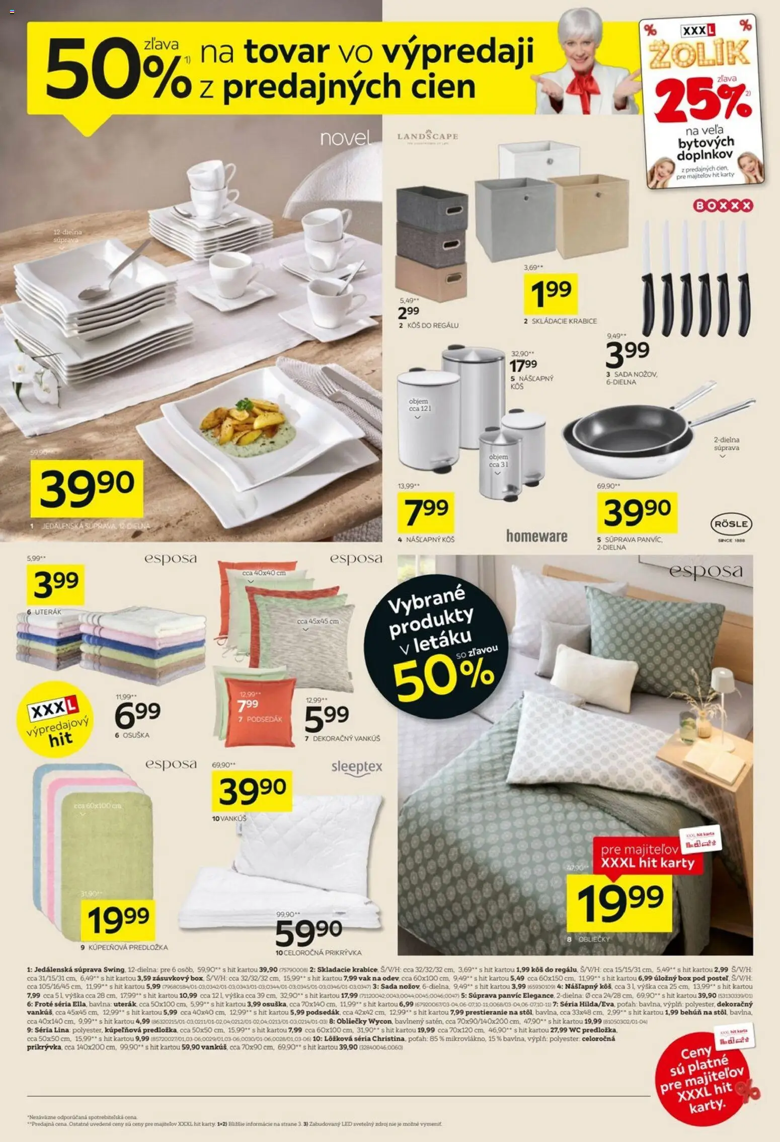 Nové XXXLutz akcie – leták je platný od 05.01.2026 | Strana: 6 | Produkty: Obliečky, Vankúš, Kôš
