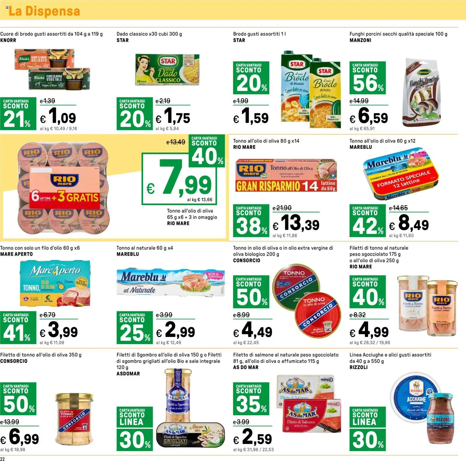 Volantino Iper del 15.12.2025 | Pagina: 22 | Prodotti: Olio, Tonno al naturale, Alici, Olio di Oliva