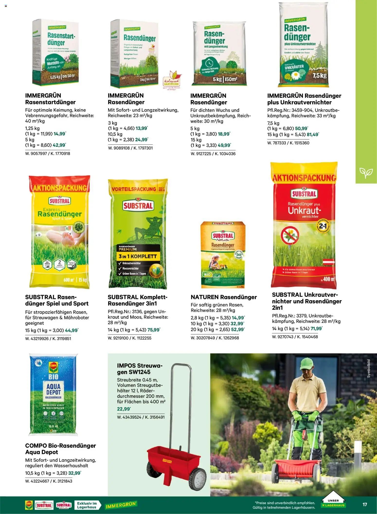 Lagerhaus  Garten und Freizeit Katalog 2026 gültig ab 22.02.2026 | Seite: 17 | Produkte: Kraut, Spiel