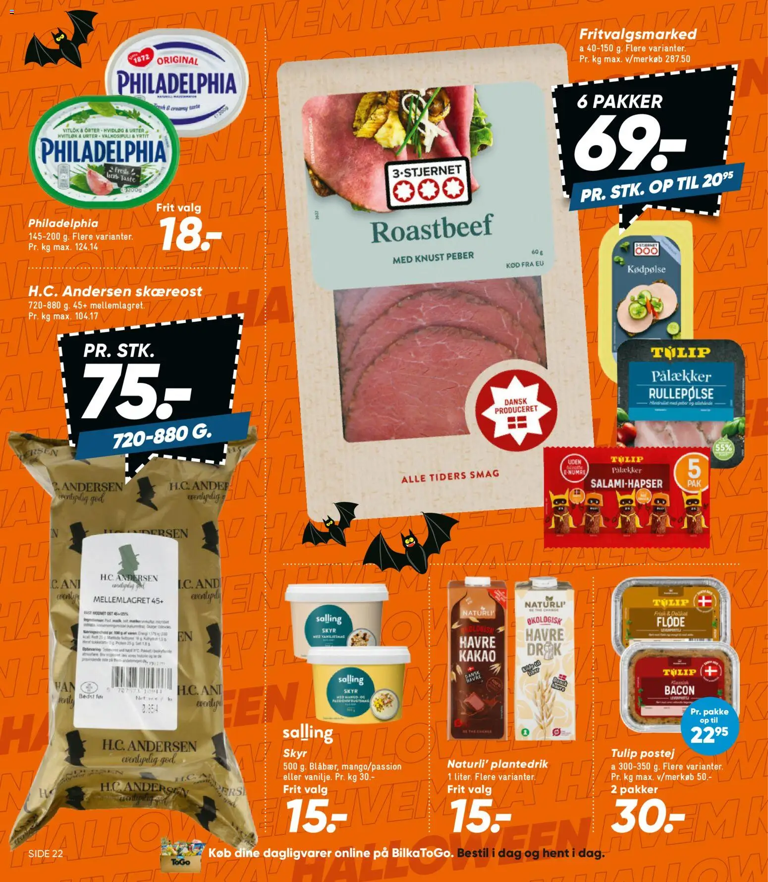 Bilka tilbudsavis – gyldig fra 24.10.2025 | Side: 29 | Produkter: Fløde, Rullepølse, Hvidløg, Leverpostej