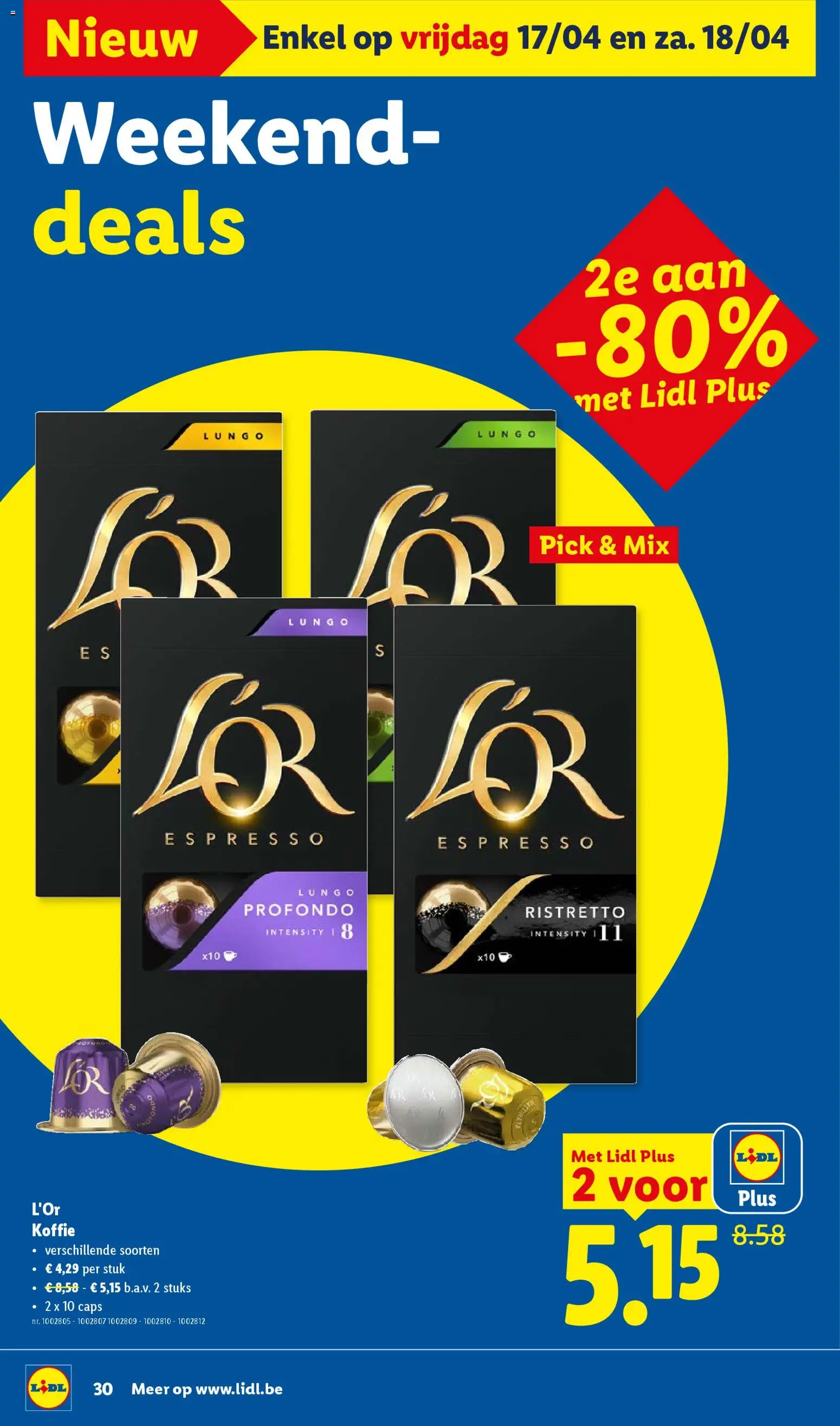 {H1} | Pagina: 30 | Producten: Koffie