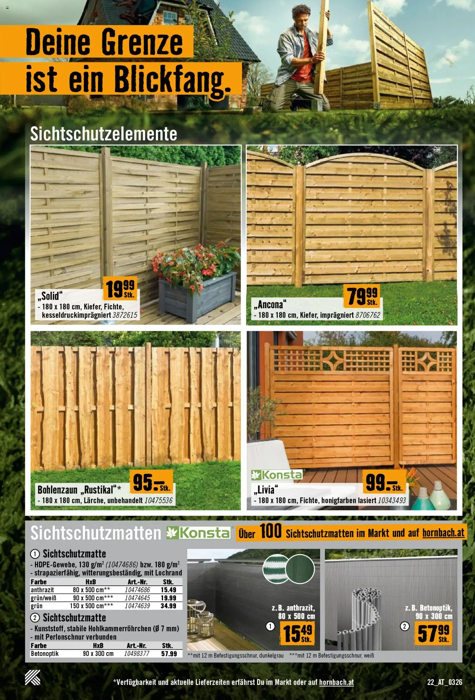 Hornbach Flugblatt gültig ab 17.03.2026 | Seite: 22