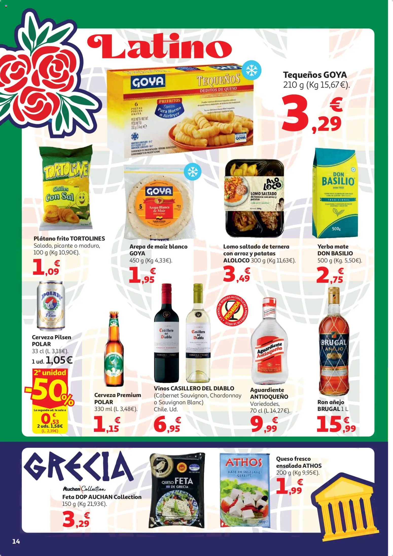 Alcampo  HG General Cat │ válido desde el 07.04.2026 | Página: 14 | Productos: Cerveza, Queso fresco, Cocina, Peso