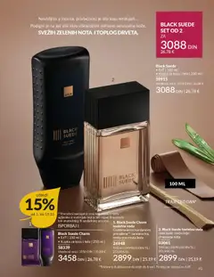 Black Suede Charm toaletna voda, Gvatemalanski kardamom, prerađena sandalovina, meka prevrnuta koža 100 ml - pregled AVON kataloga - važi od 01.10.2025 | Strana: 41