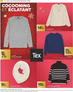 Carrefour - Prévisualisation de Carrefour catalogue Un Noël pour tous les goûts cadeaux valide à partir de 02.12.2025 | Page: 16 | Produits: Sac, Chemise, Pull
