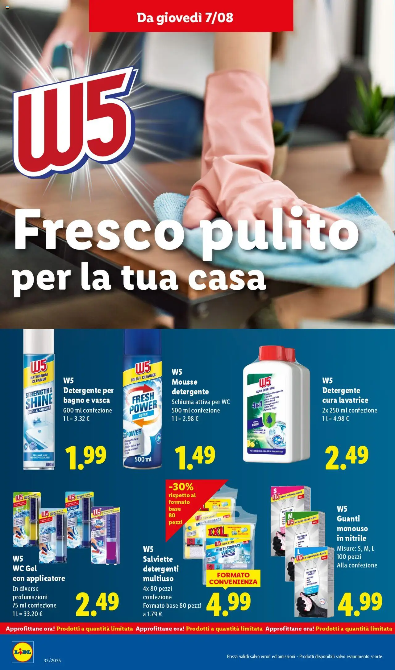 Volantino Lidl del 04.08.2025 | Pagina: 28 | Prodotti: Lavatrice, WC, Bagno, Profumo