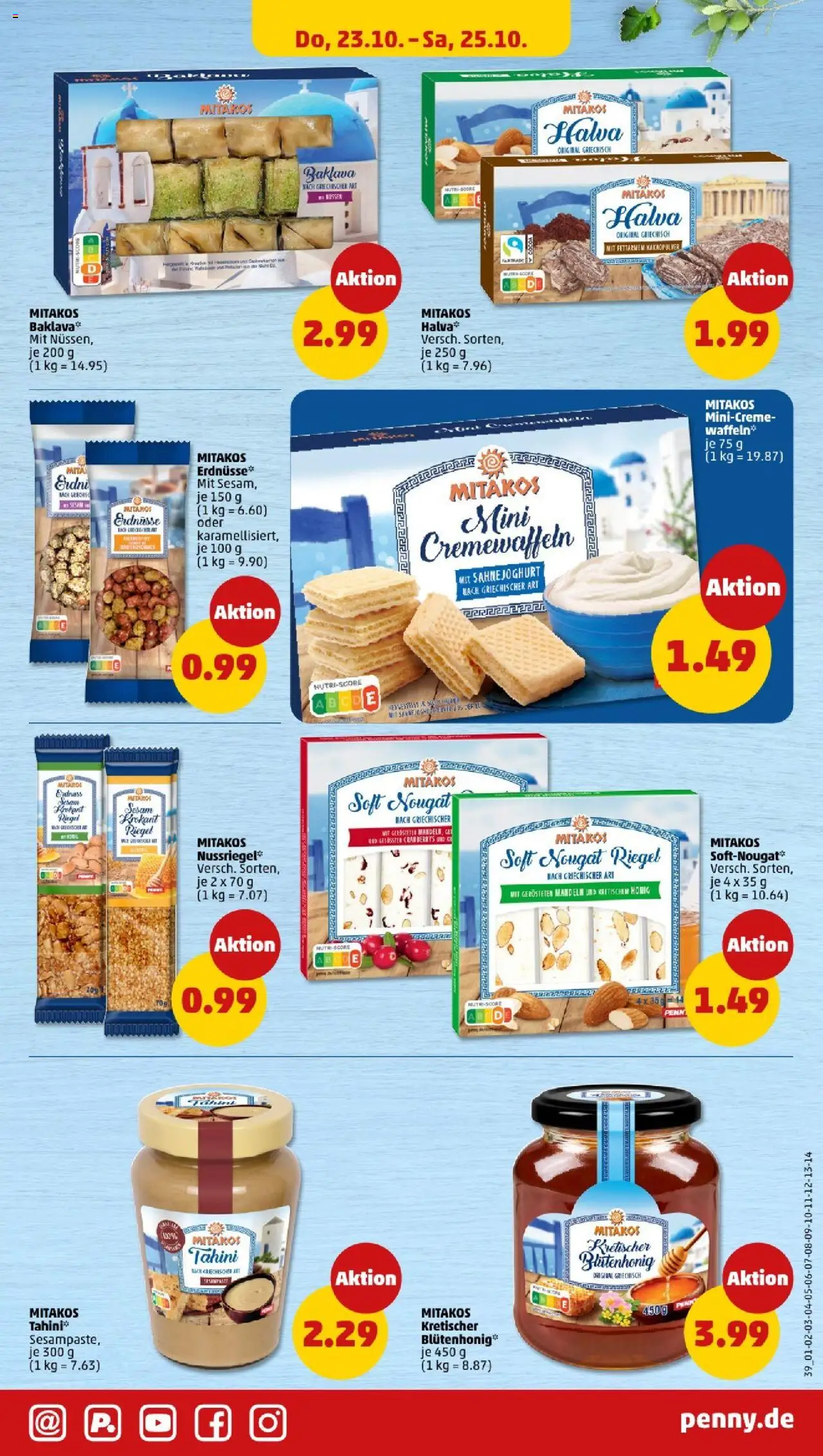 Penny - Berlin – gültig ab 20.10.2025 | Seite: 39 | Produkte: Erdnüsse, Mandeln, Sahne