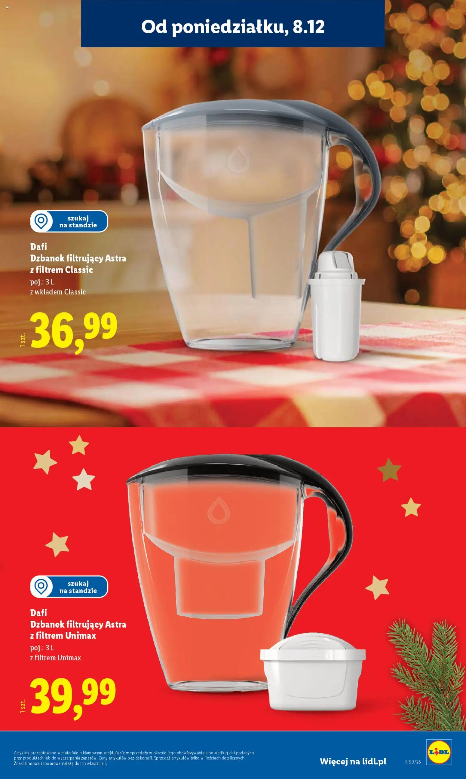 Lidl Katalog od 08.12.2025 | Strona: 21 | Produkty: Dzbanek, Dzbanek filtrujący