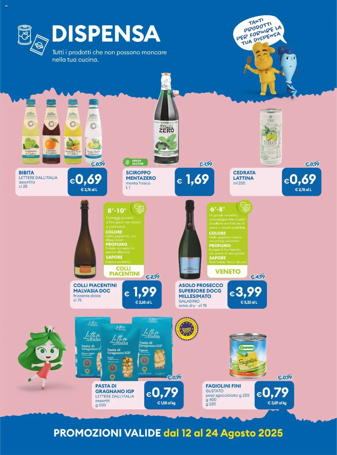 Volantino MD Discount del 12.08.2025 | Pagina: 20 | Prodotti: Pesca, Menta, Penne, Profumo