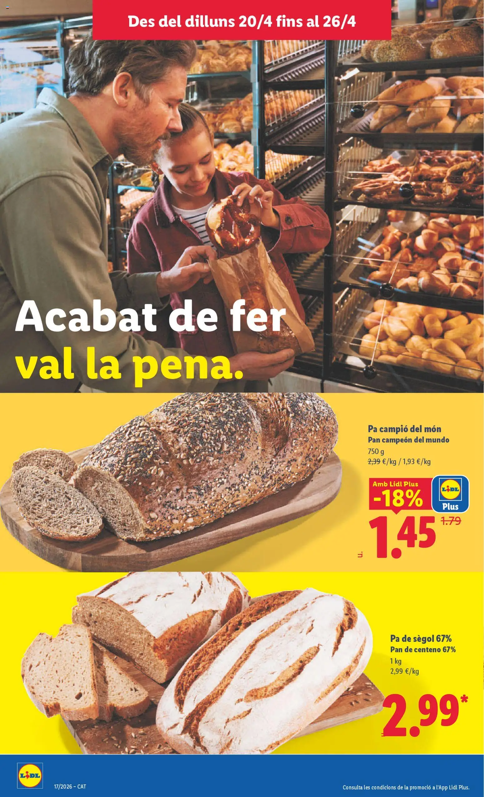Lidl folleto │ válido desde el 20.04.2026 | Página: 4 | Productos: Pan