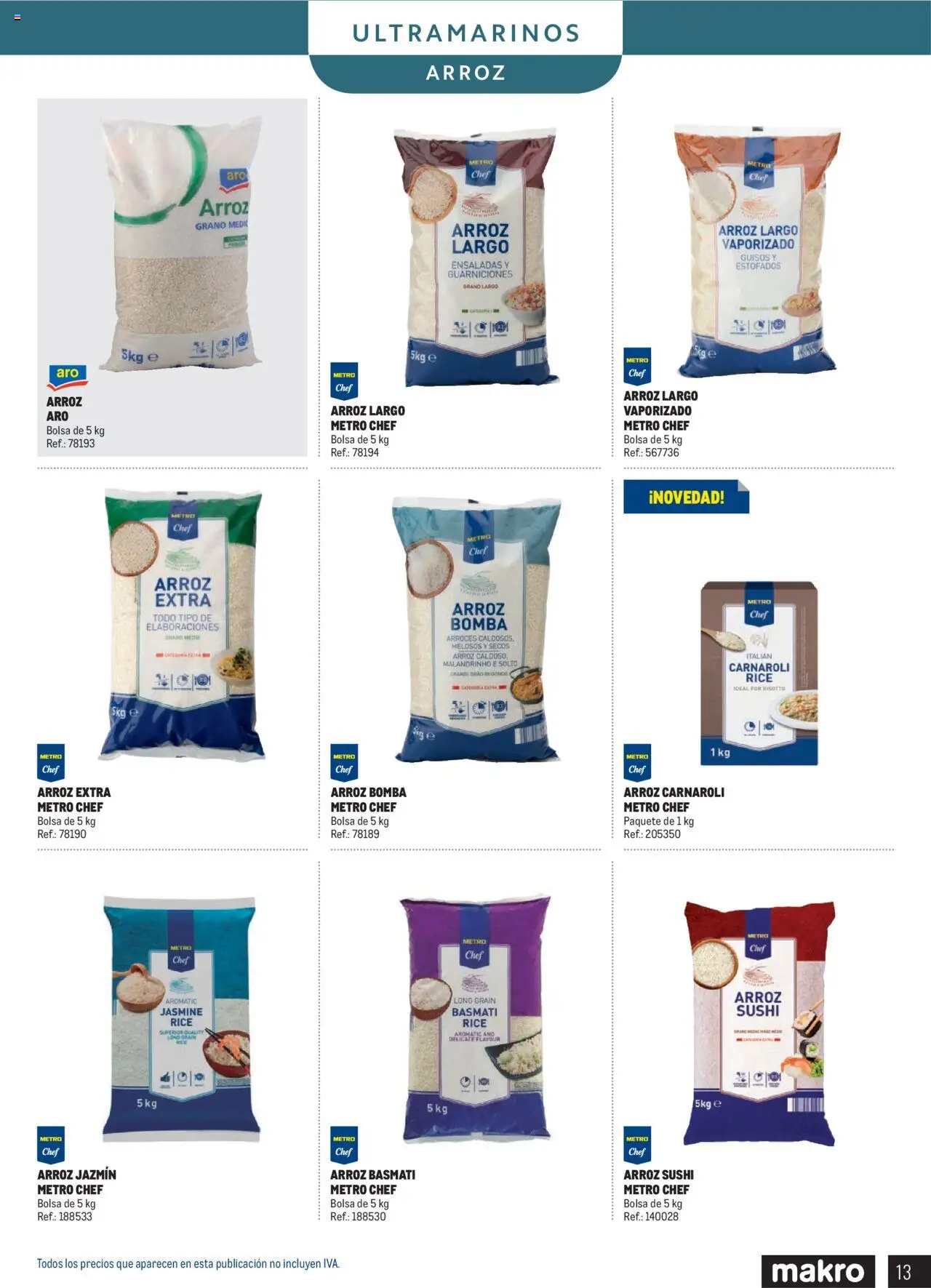 Makro - Despensa Prat │ válido desde el 11.06.2025 | Página: 13 | Productos: Bolsa, Φασόλια, Μαύρο πιπέρι, Σιδερώστρα