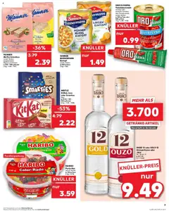 Kaufland prospekt Wesel	 - gültig ab dem 23.07.2025 | Seite: 3 | Produkte: Ouzo, Smarties, Oro di parma, Gemüse