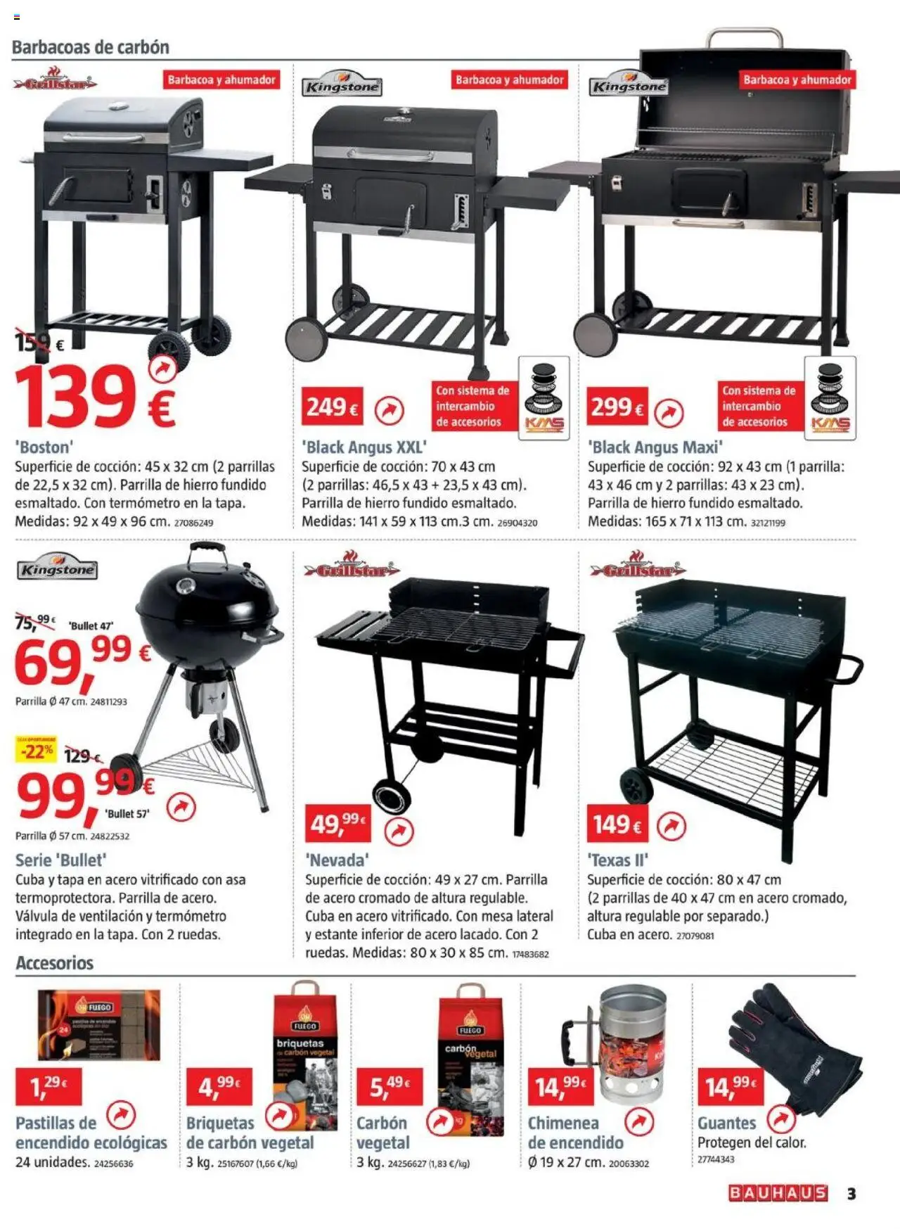 Bauhaus folleto │ válido desde el 26.06.2025 | Página: 3 | Productos: Barbacoa, Parrilla, Estante, Mesa