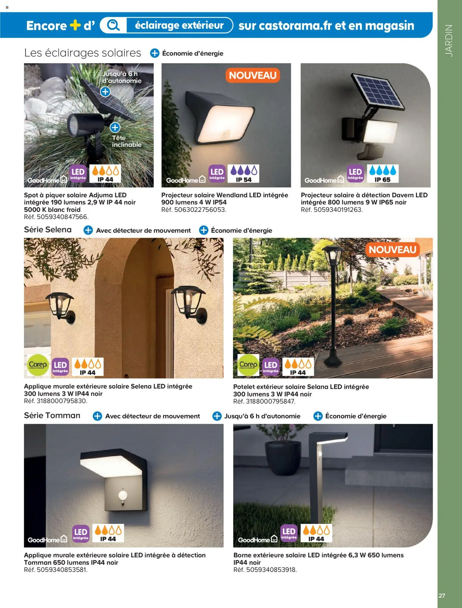 {H1} | Page: 27 | Produits: Projecteur solaire, Projecteur