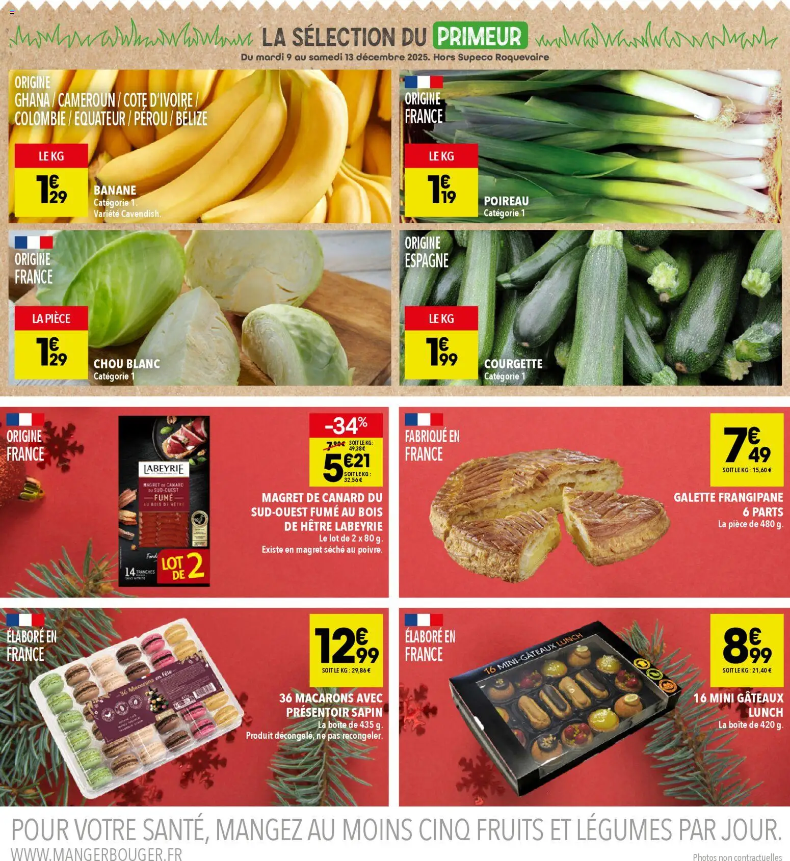 {H1} | Page: 2 | Produits: Magret de canard, Courgette, Poireau, Macarons