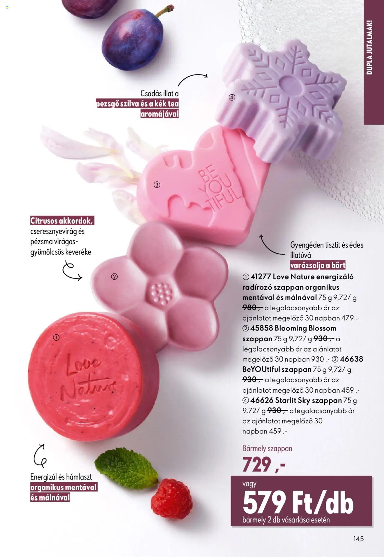 Oriflame akciós ujság - amely érvényes a következő dátumtól: 01.10.2025 | Oldal: 145 | Termékek: Pezsgő, Szilva, Szappan, Tea