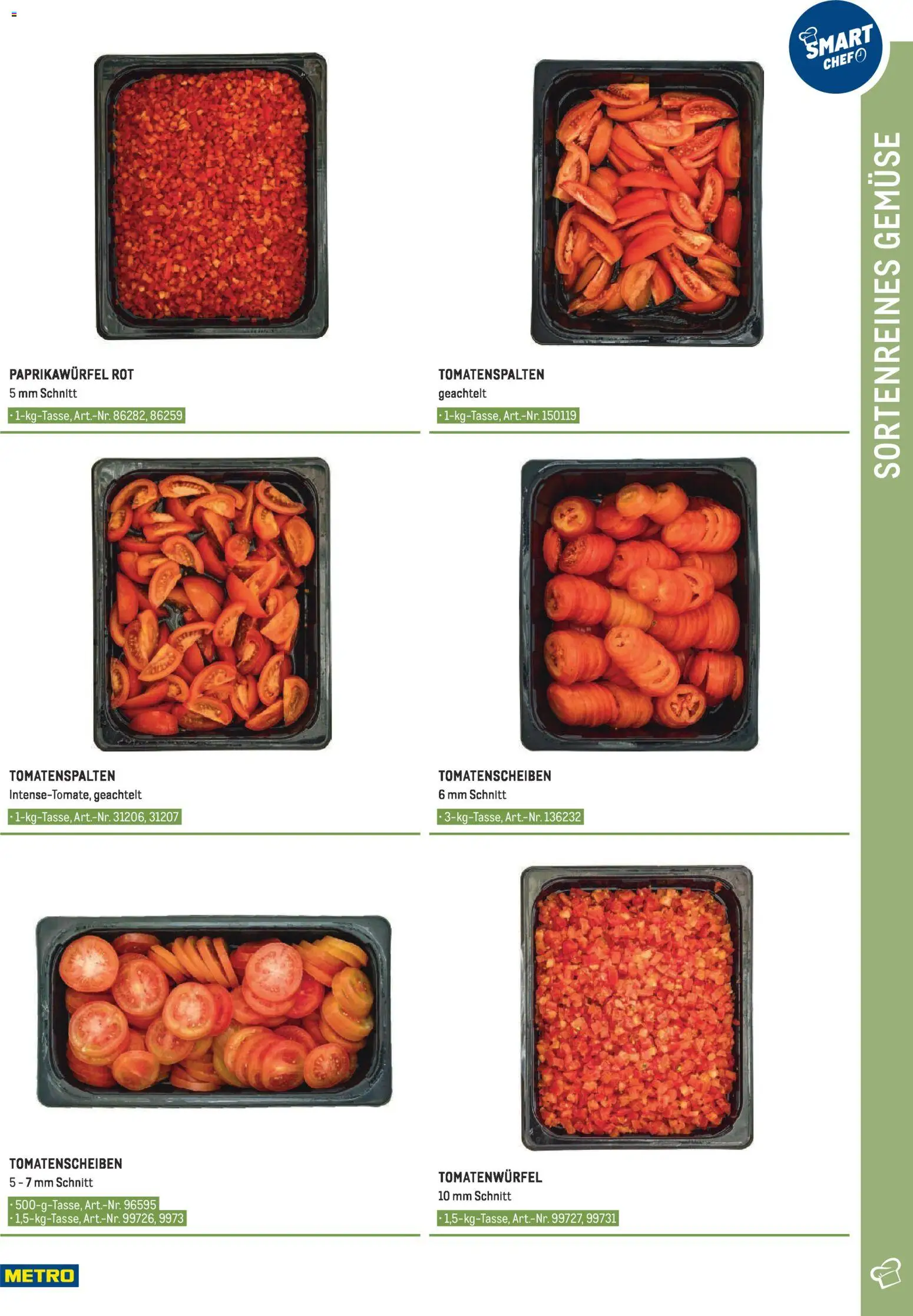 Metro angebote - Smart Chef Obst & Gemüse gültig ab 26.03.2026 | Seite: 31 | Produkte: Gemüse