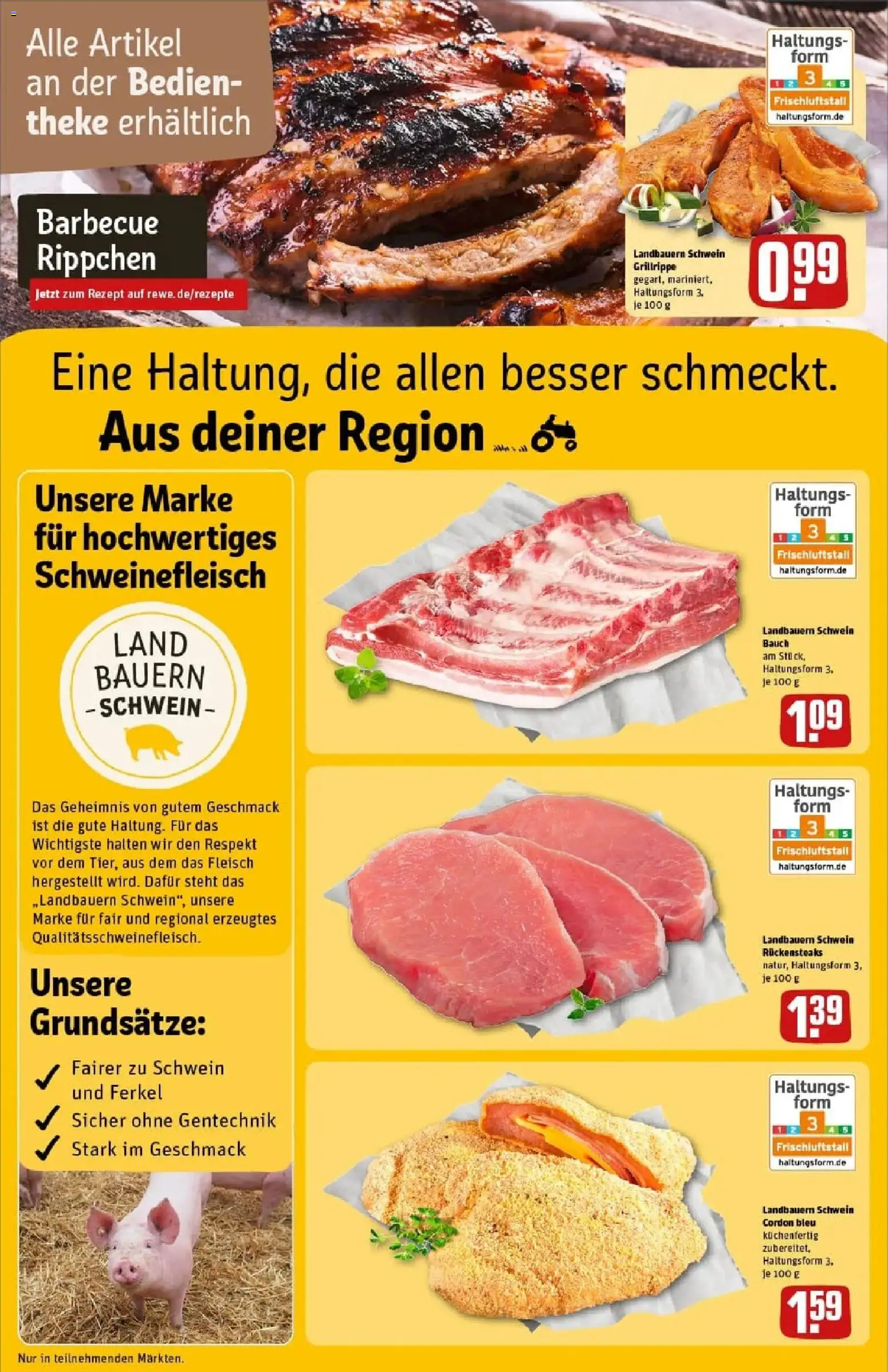Rewe prospekt Ettlingen	 – gültig ab 23.11.2025 | Seite: 12 | Produkte: Grill, Theke, Schweinefleisch, Fleisch