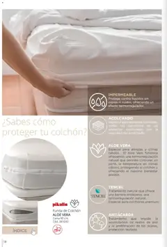 Vista previa Conforama - Guía de textil 2026 válido desde el 05.02.2026 | Página: 18 | Productos: Colchon, Funda, Cama