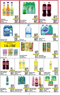 18.12.2025 tarihinden itibaren geçerli olan CarrefourSA kataloğu önizlemesi | Sayfa: 34 | Ürünler: Limonata, Kutu, Su, Maden suyu