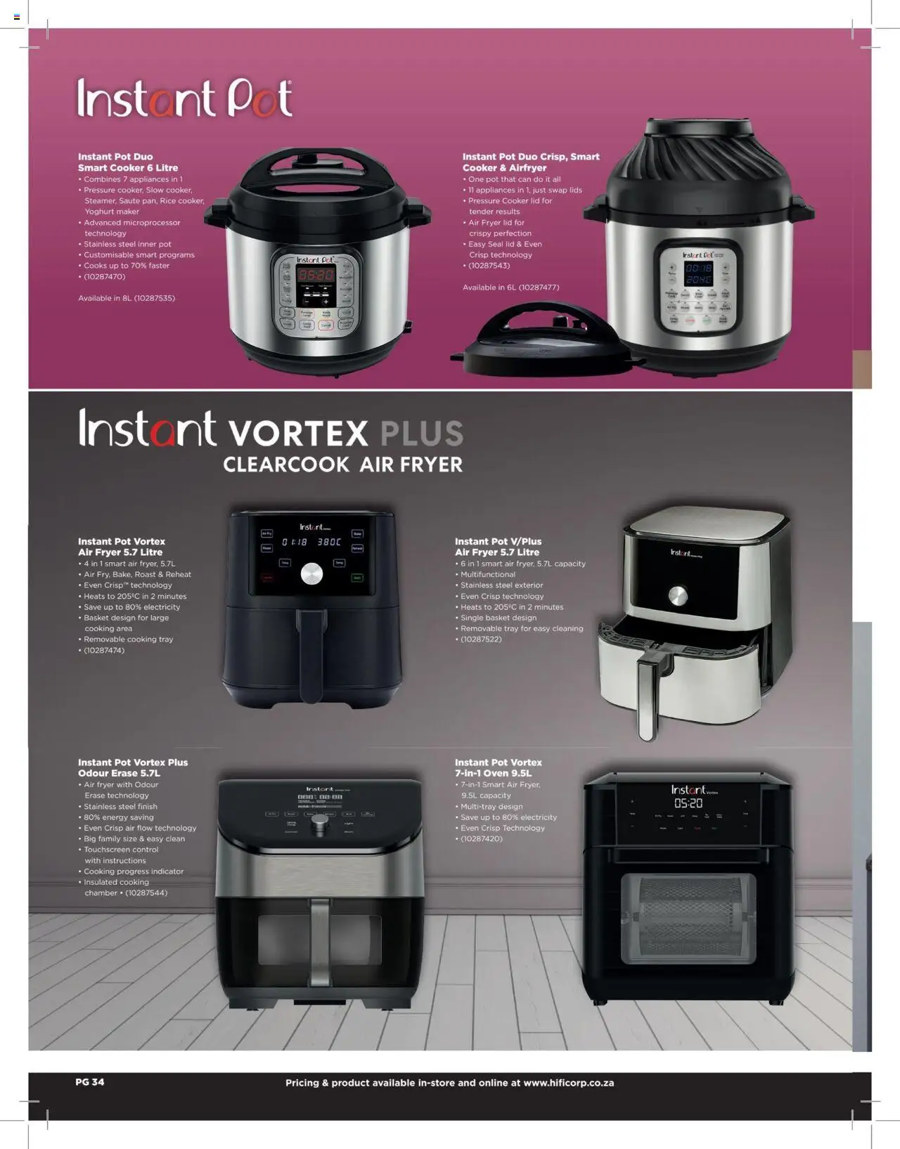 New HiFi Corp catalogue – valid from 12.02.2024 | Page: 34 | Products: Yoghurt, Basket, Air fryer, Rice