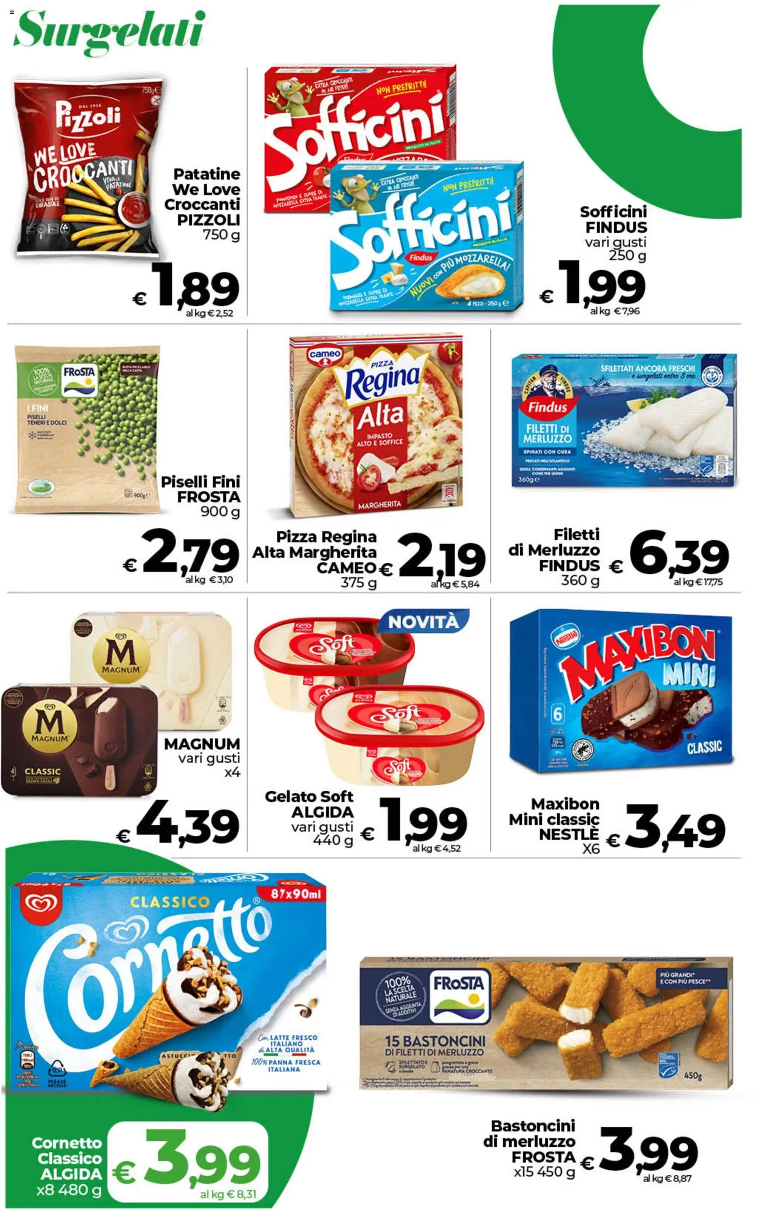 Volantino COOP del 28.04.2026 | Pagina: 15 | Prodotti: Patatine, Gelato, Pomodoro, Latte