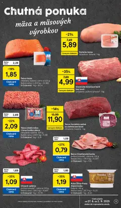 Kuracie rezne, chladené, balené, 1 kg │ platný od 27.08.2025 | Strana: 11