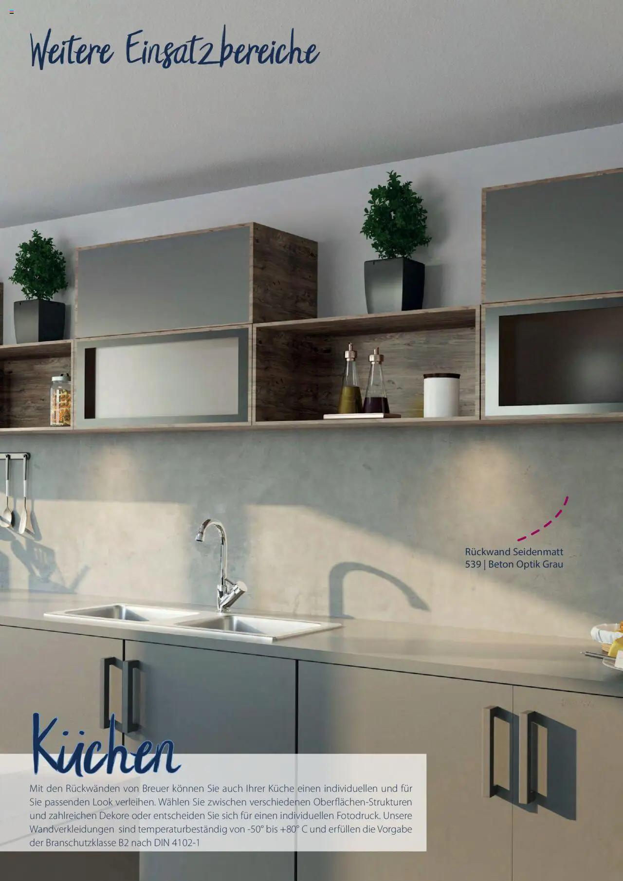 Hammer Zuhause Breuer Duschrueckwaende - gültig ab dem 01.01.2023 | Seite: 18 | Produkte: Küche