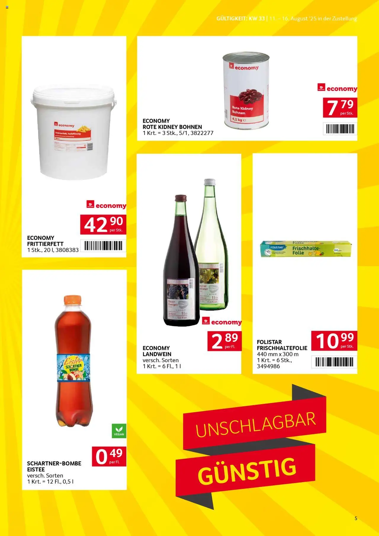 Transgourmet  Zustellaktion gültig ab 10.08.2025 | Seite: 5