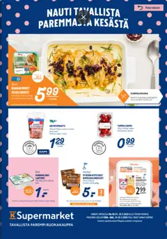 Katso K-Supermarket tarjoukset voimassa alkaen 21.07.2025