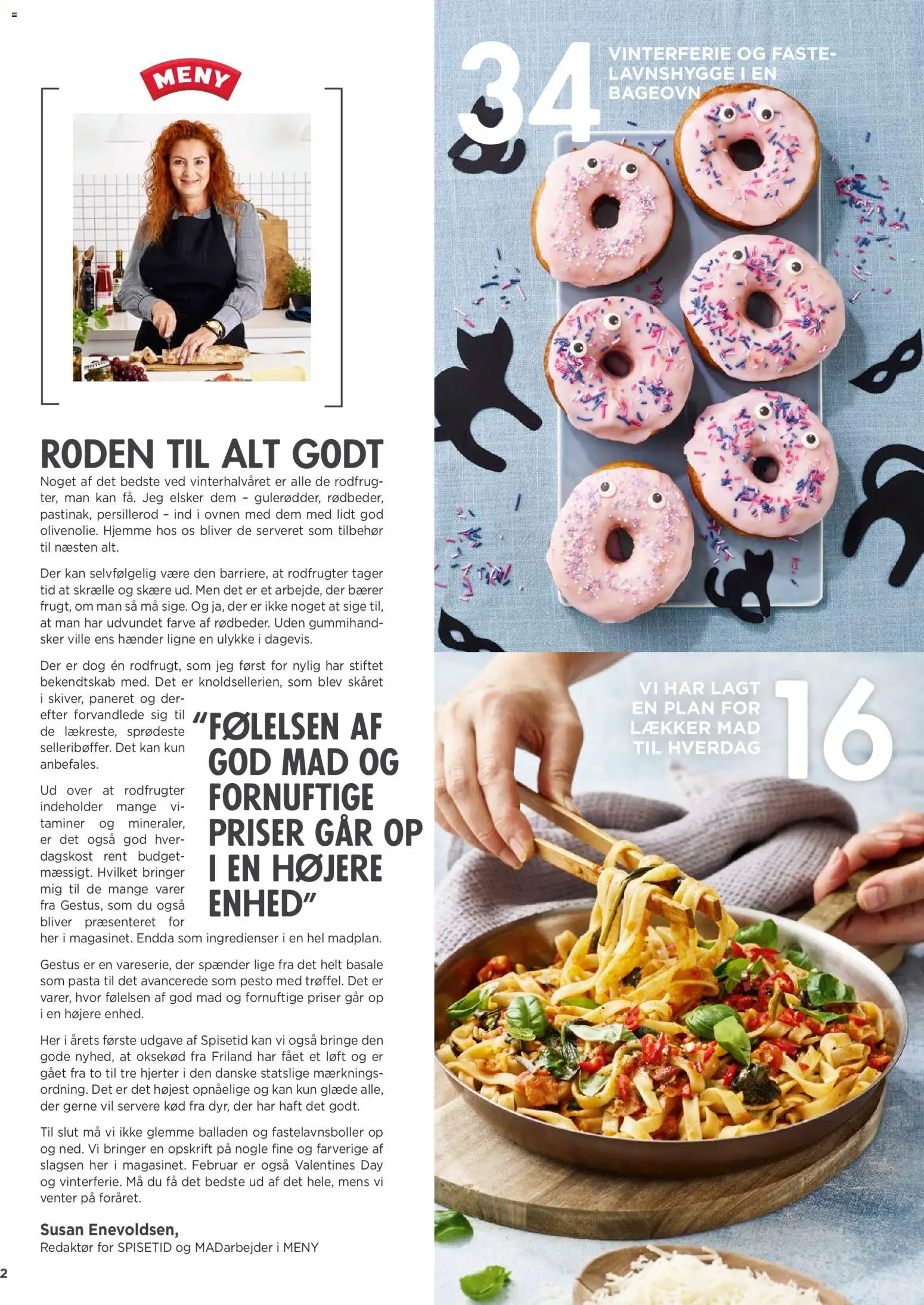 Meny tilbudsavis – gyldig fra 01.02.2026 | Side: 2 | Produkter: Pasta, Pesto, Søm, Persillerod