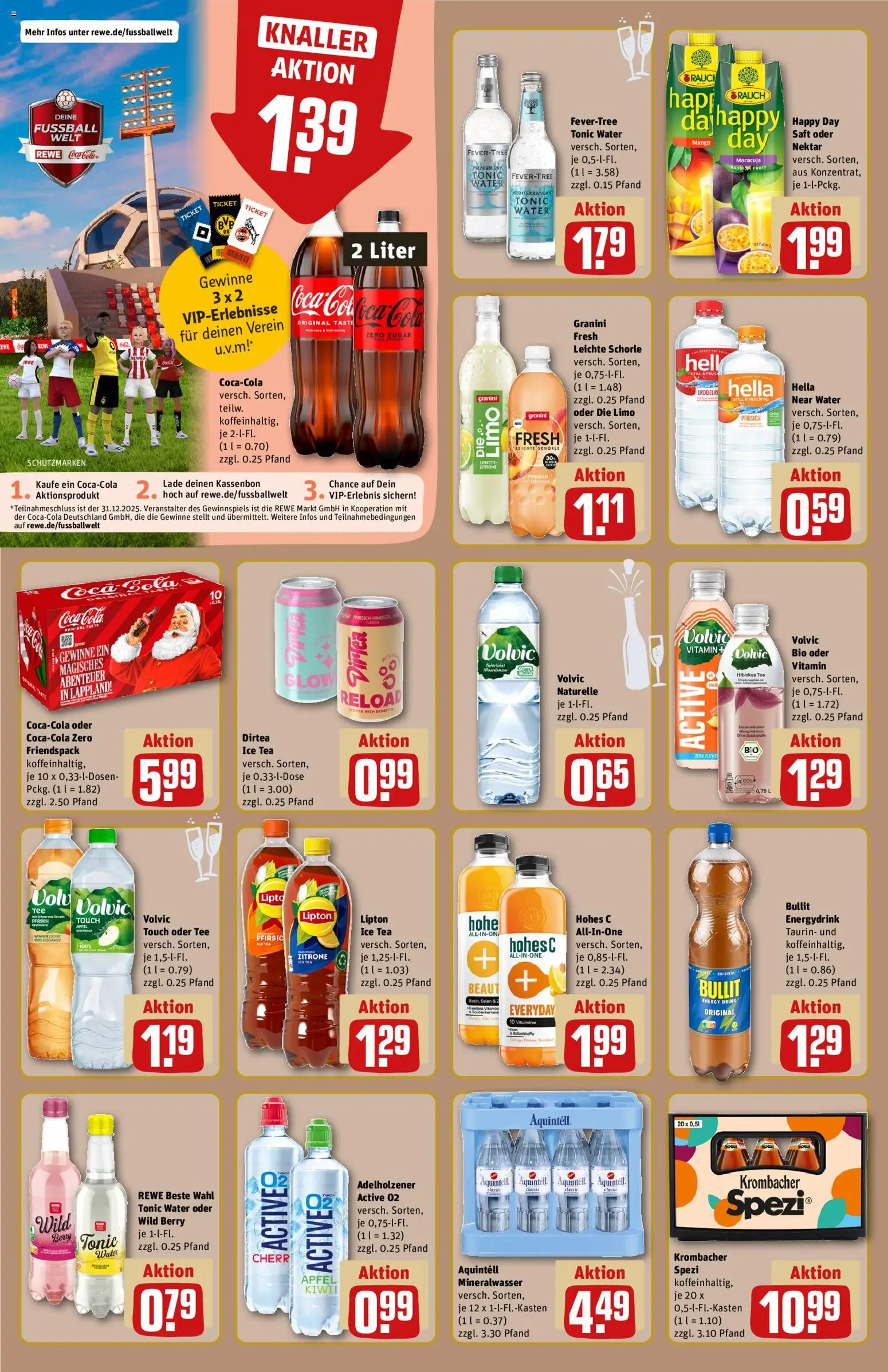 Rewe ihr Kaufpark Prospekt 	 – gültig ab 22.12.2025 | Seite: 18 | Produkte: Hella, Pfirsich, Krombacher, Hohes c