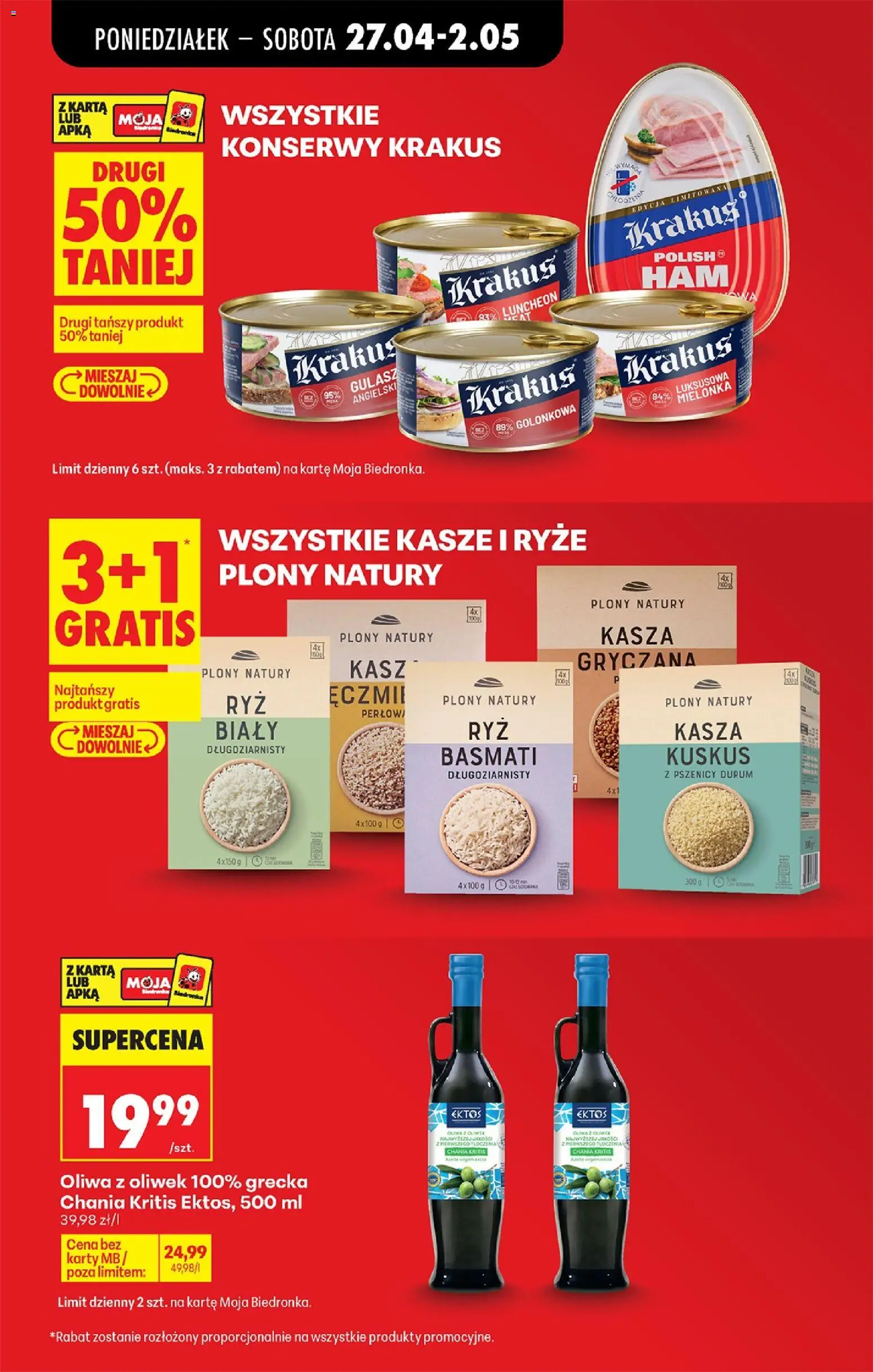 Biedronka Polsko leták od 27.04.2026 | Strana: 31 | Produkty: Rýže, Basmati, Kuskus, Karty