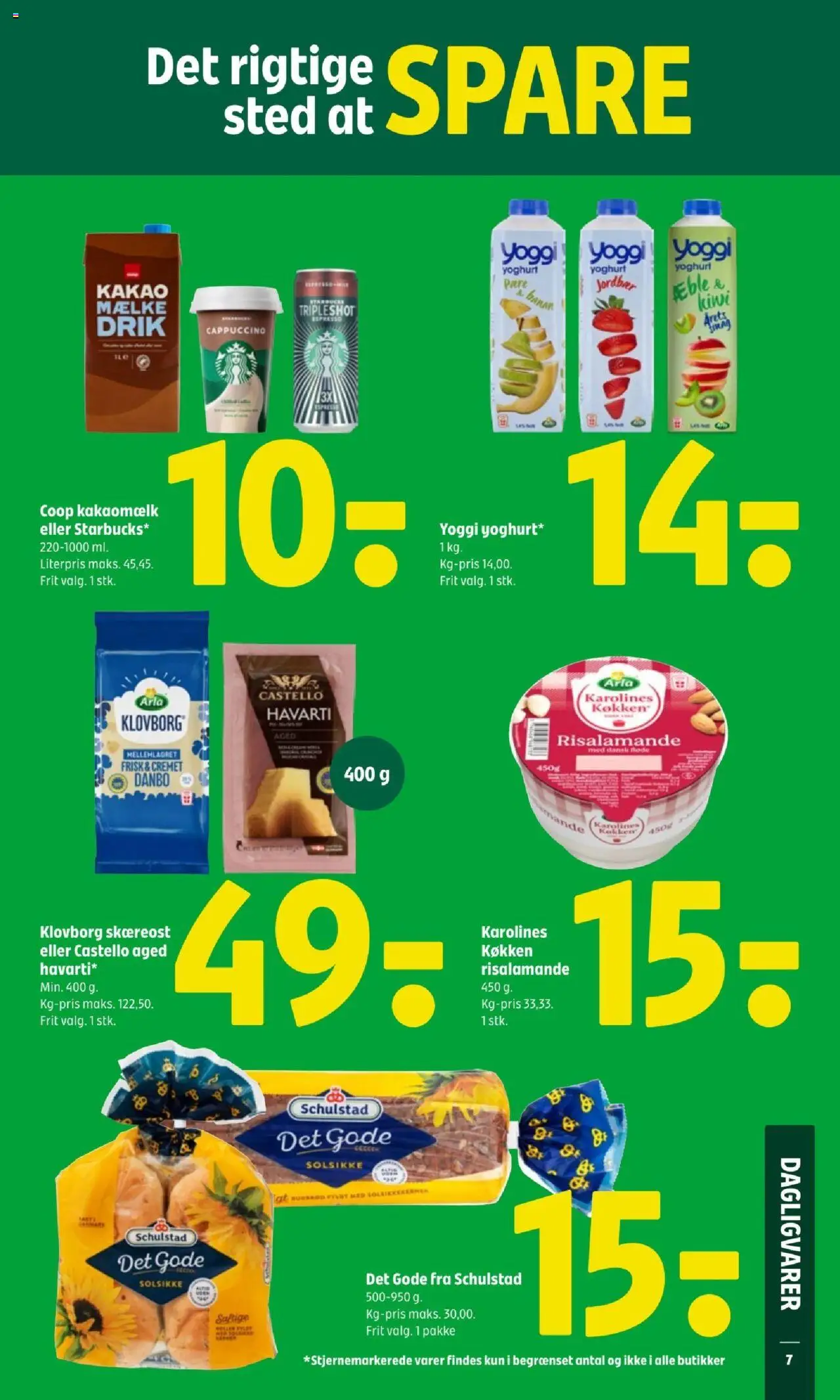 Coop 365 tilbudsavis – gyldig fra 23.10.2025 | Side: 7 | Produkter: Yoghurt, Kiwi, Fløde, Kakao