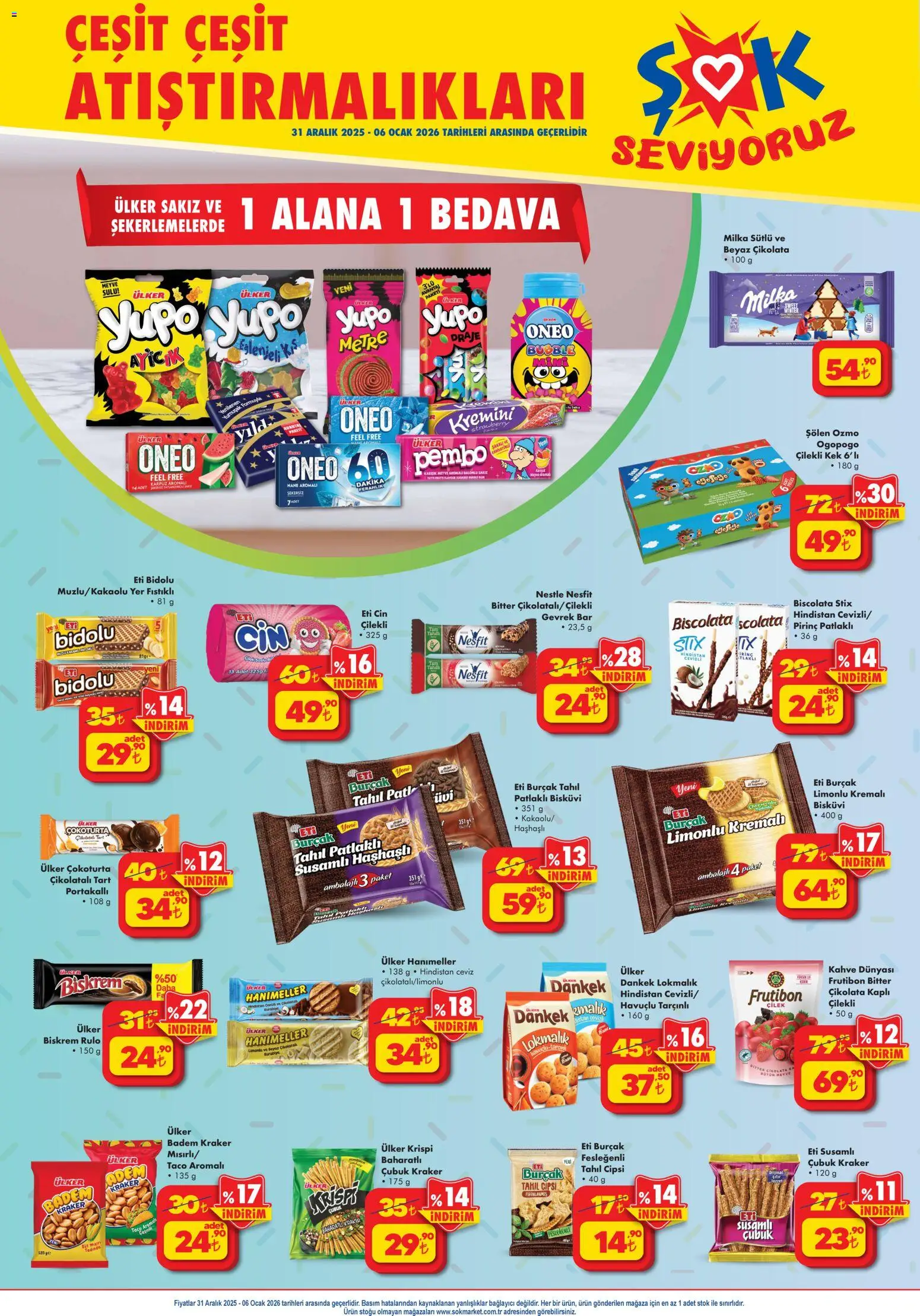 Şok Market Katalog - 31.12.2025 tarihinden itibaren geçerlidir | Sayfa: 2
