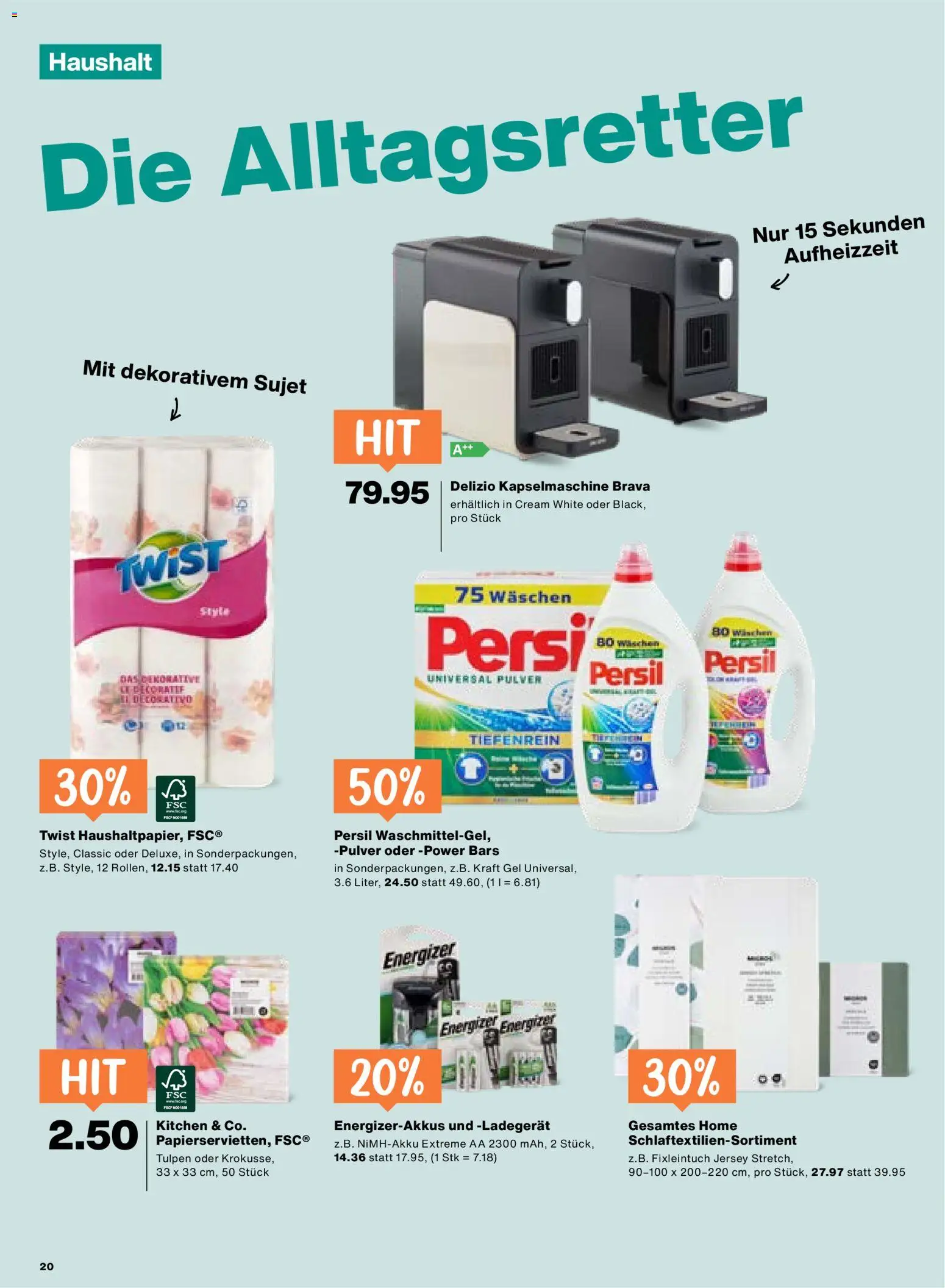 Migros aktionen – gültig ab 03.03.2026 | Seite: 20 | Produkte: Pulver, Ladegerät